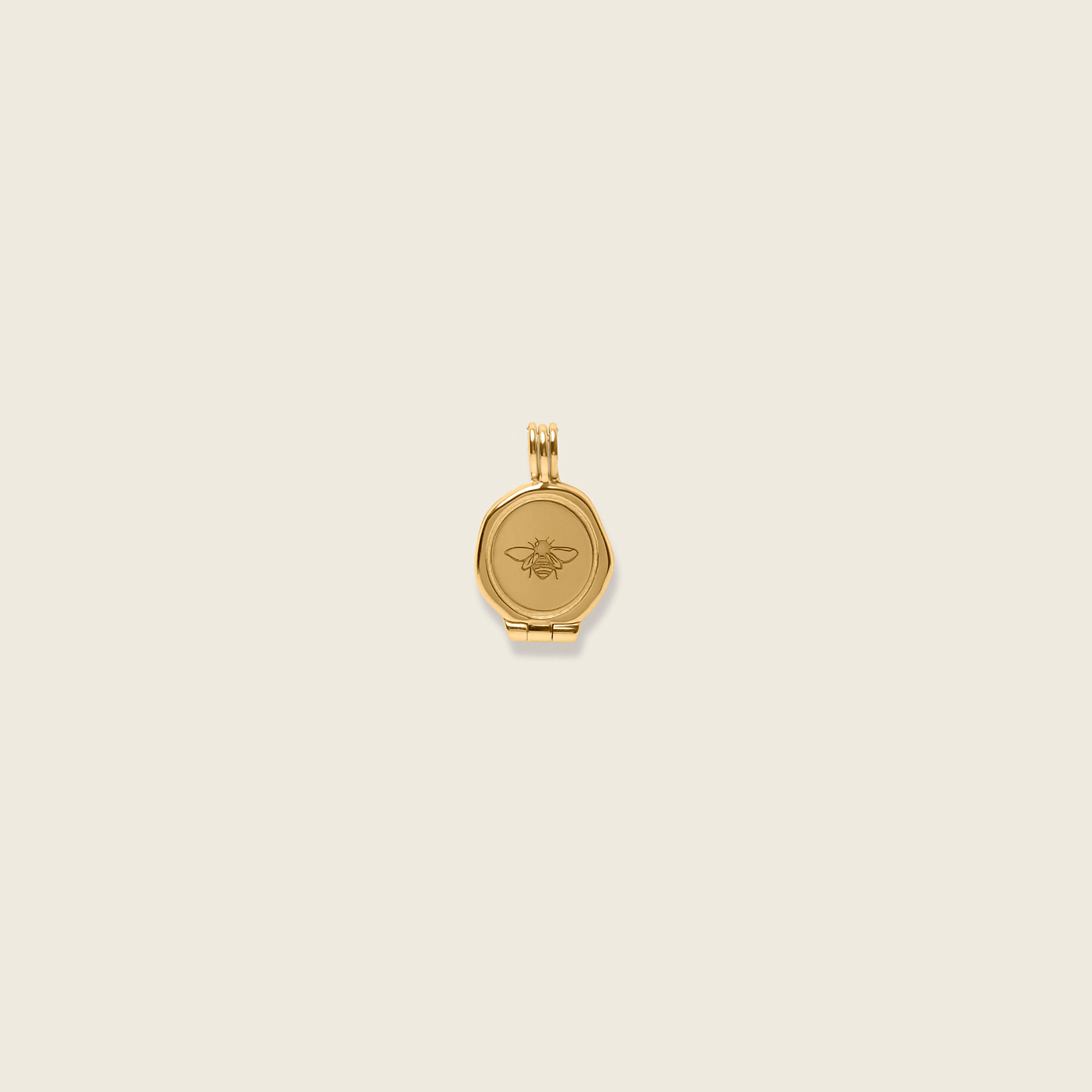 Honey Bee Seal Locket Pendant