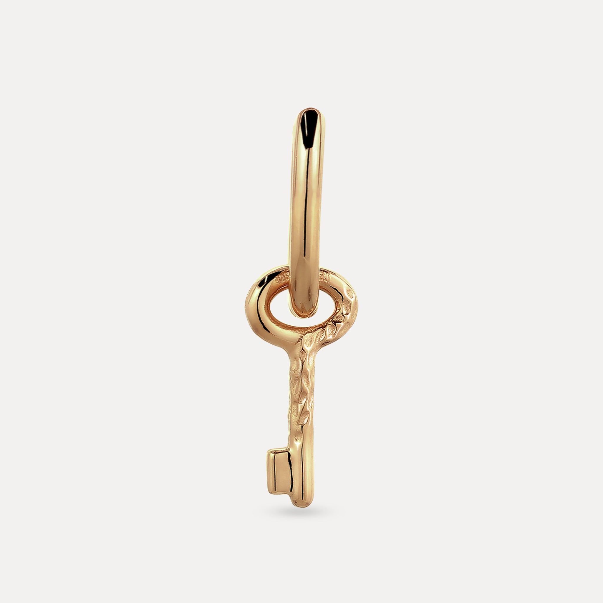 Key Hoop Earring
