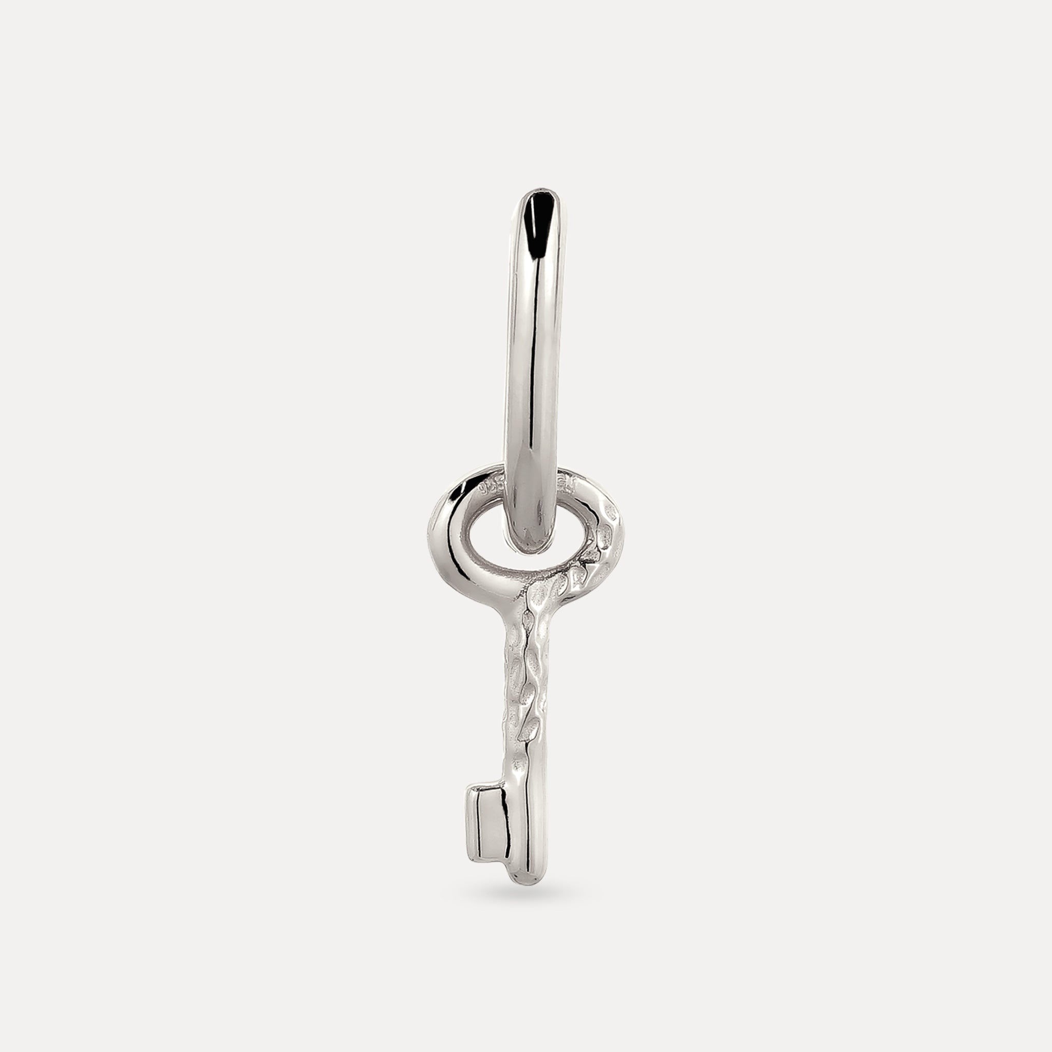 Key Hoop Earring