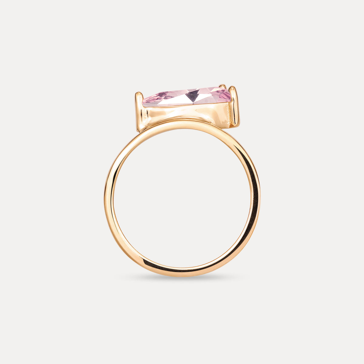 Beryl Balance Drop Ring | 14k Solid Gold