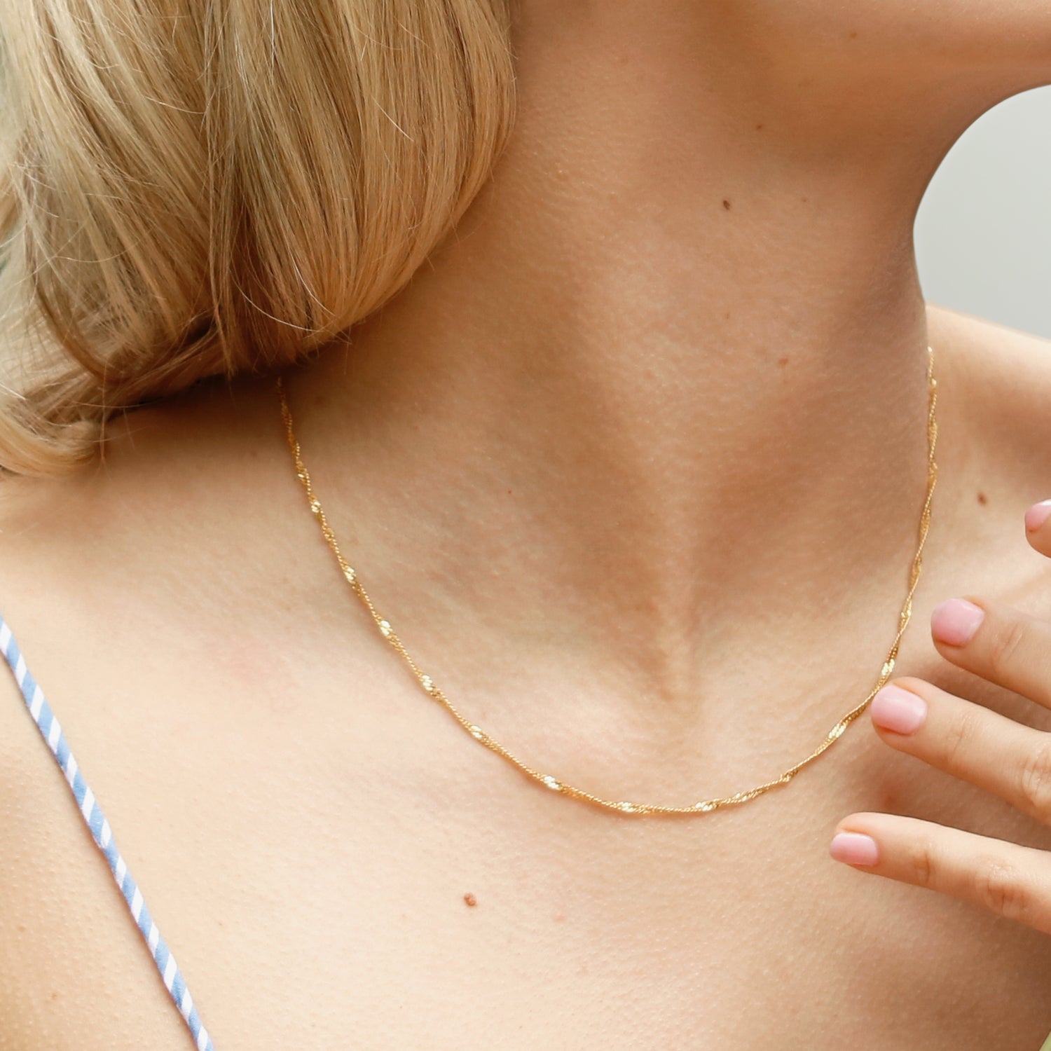 Singapore Chain | 14k Gold