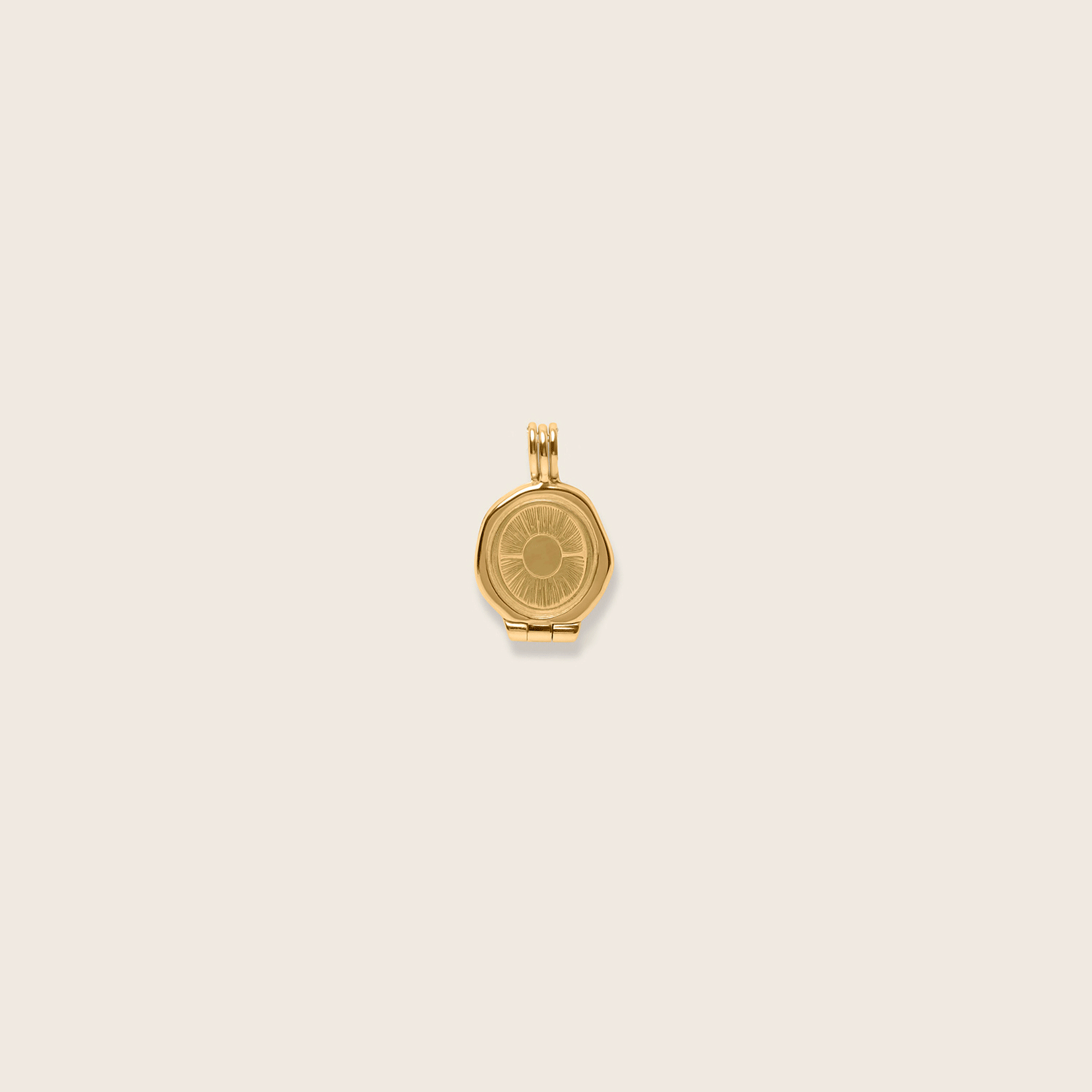 Sun Seal Locket Pendant