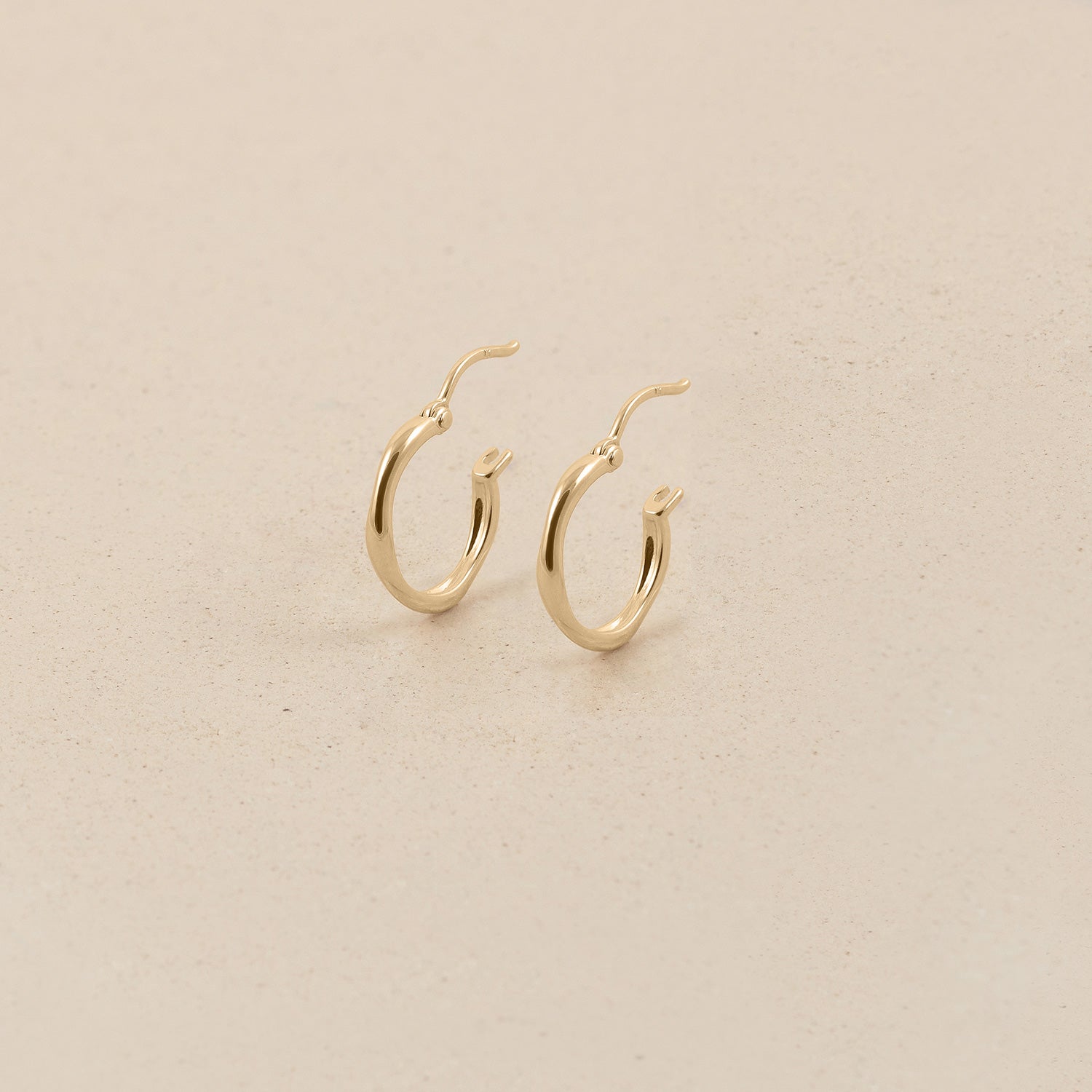 Mini Organic Huggies | 14k Gold