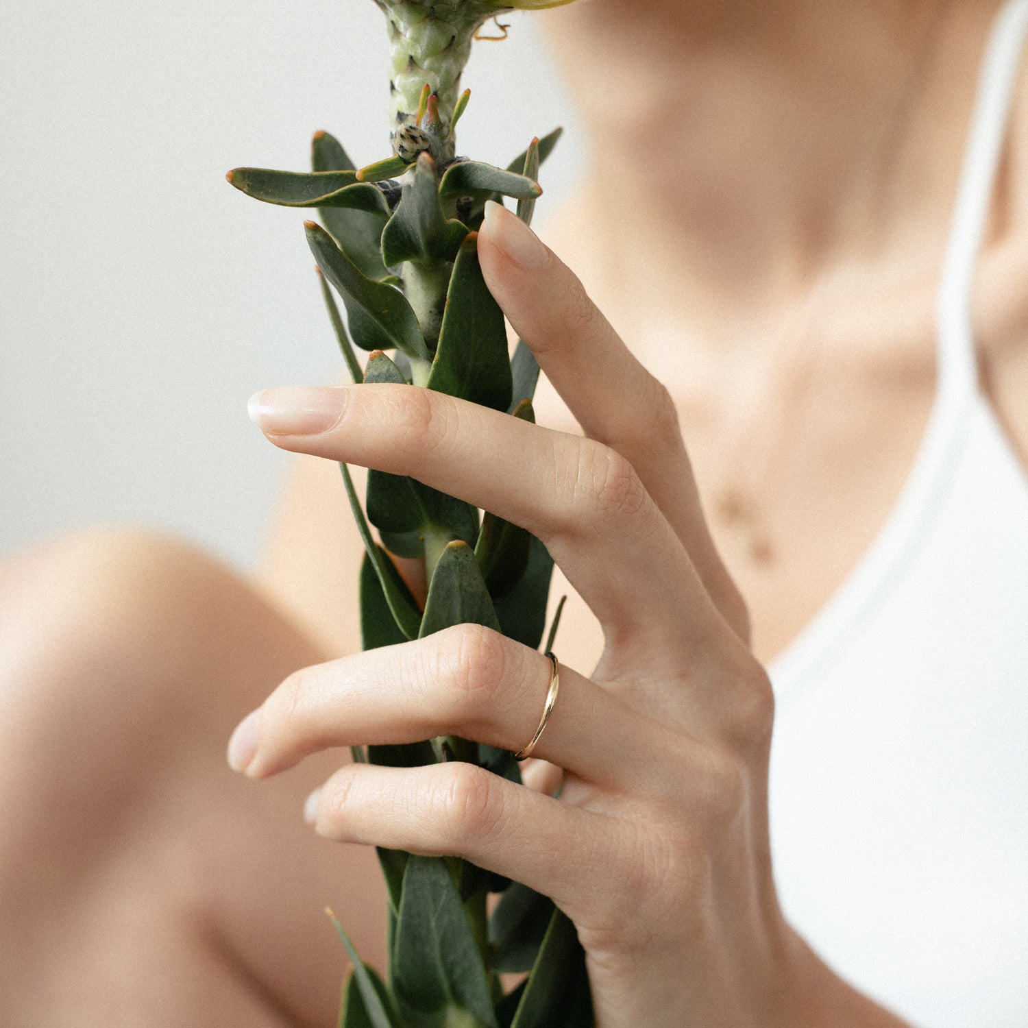 Mini Organic Ring | 14k Gold