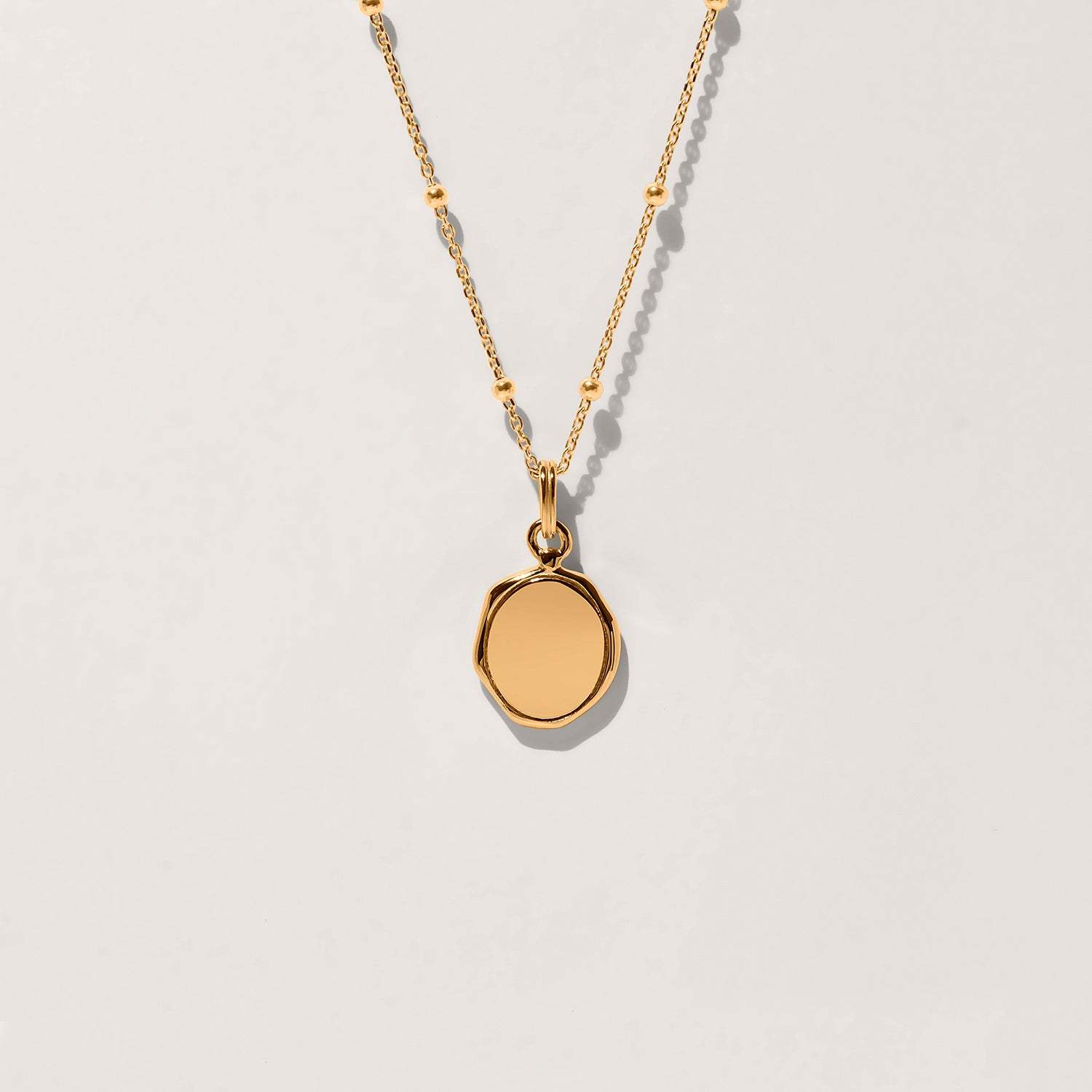 Engravable Seal Necklace
