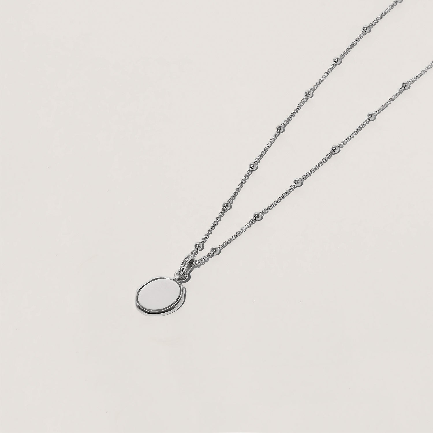 Engravable Seal Necklace