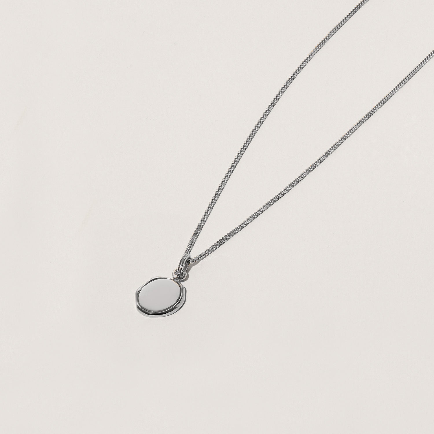 Engravable Seal Necklace