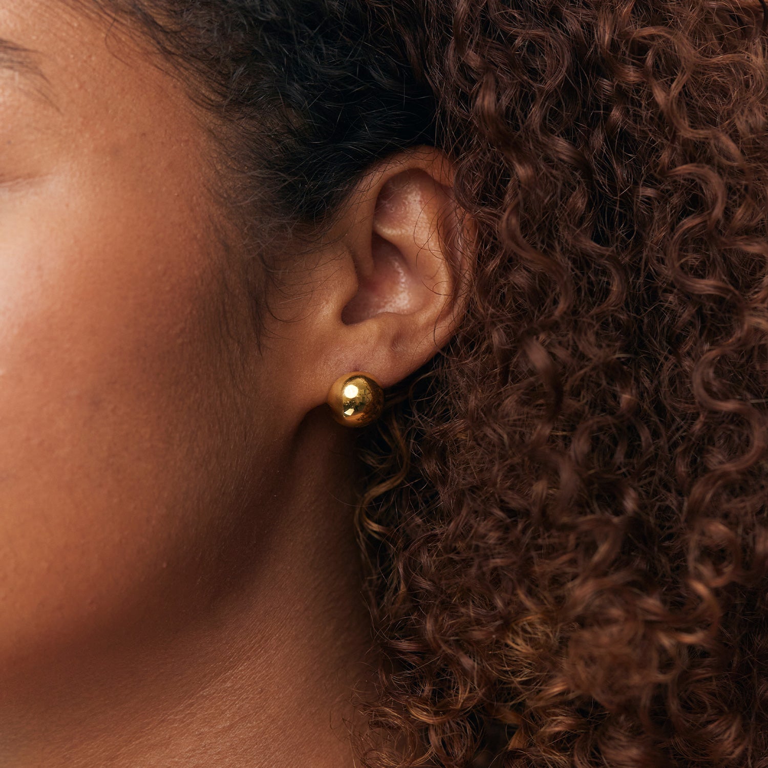 Dome Stud Earrings