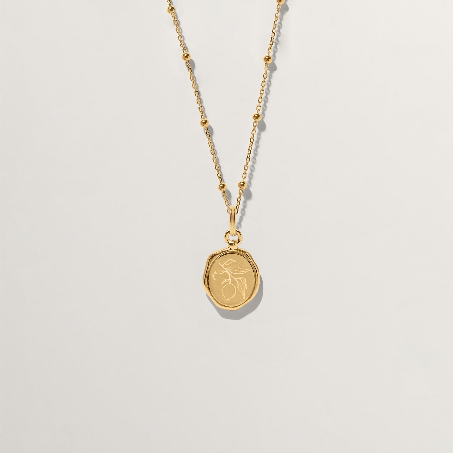 Eden Lemon Seal Necklace