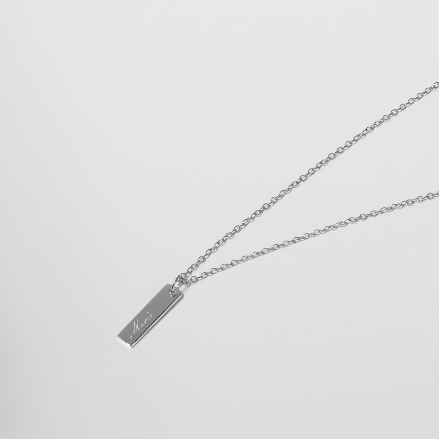 Engravable Bar Necklace