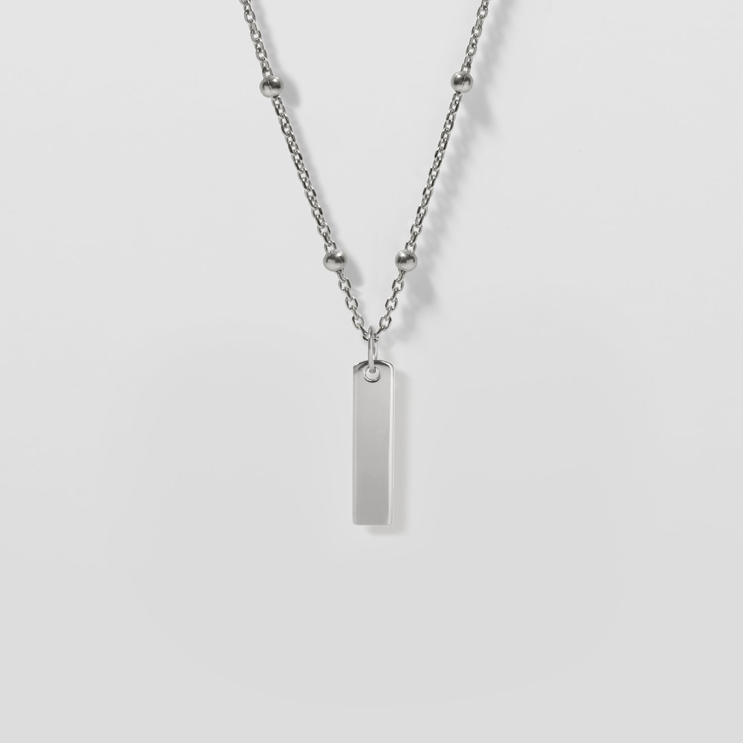 Engravable Bar Necklace