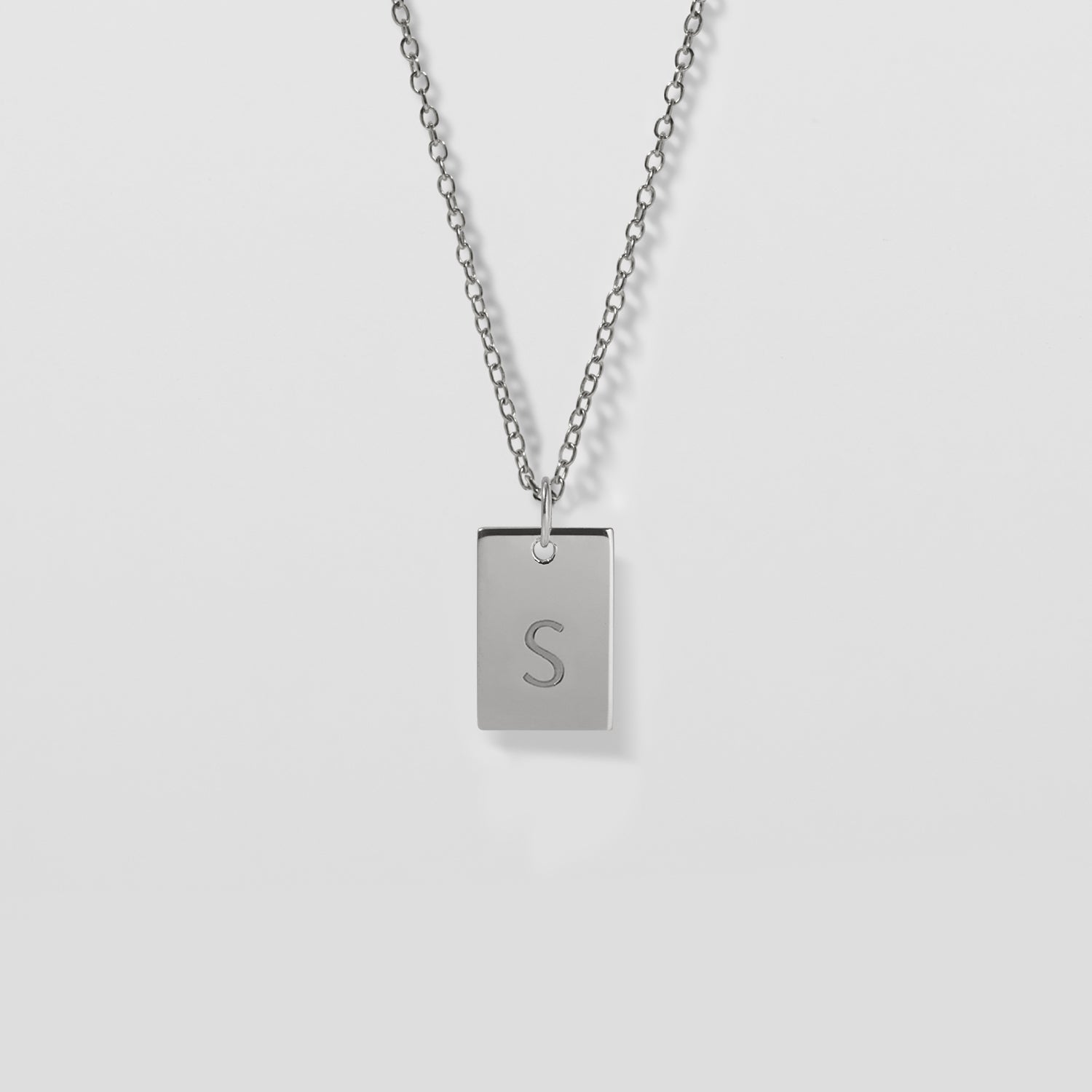 Engravable Folio Tag Necklace