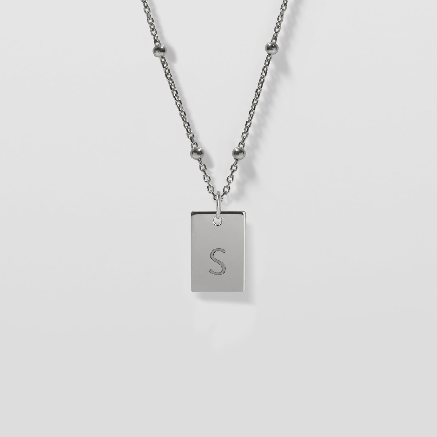 Engravable Folio Tag Necklace