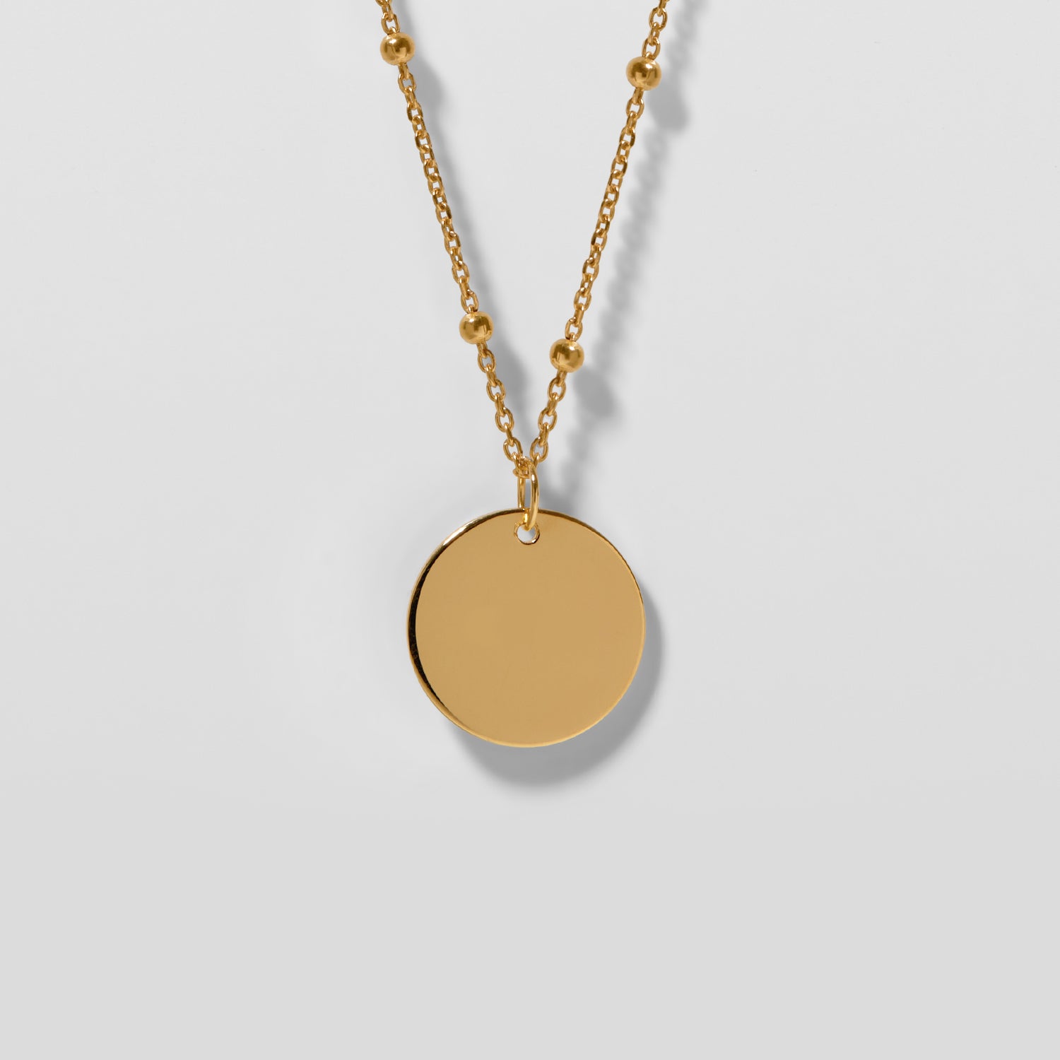 Engravable Plate Necklace