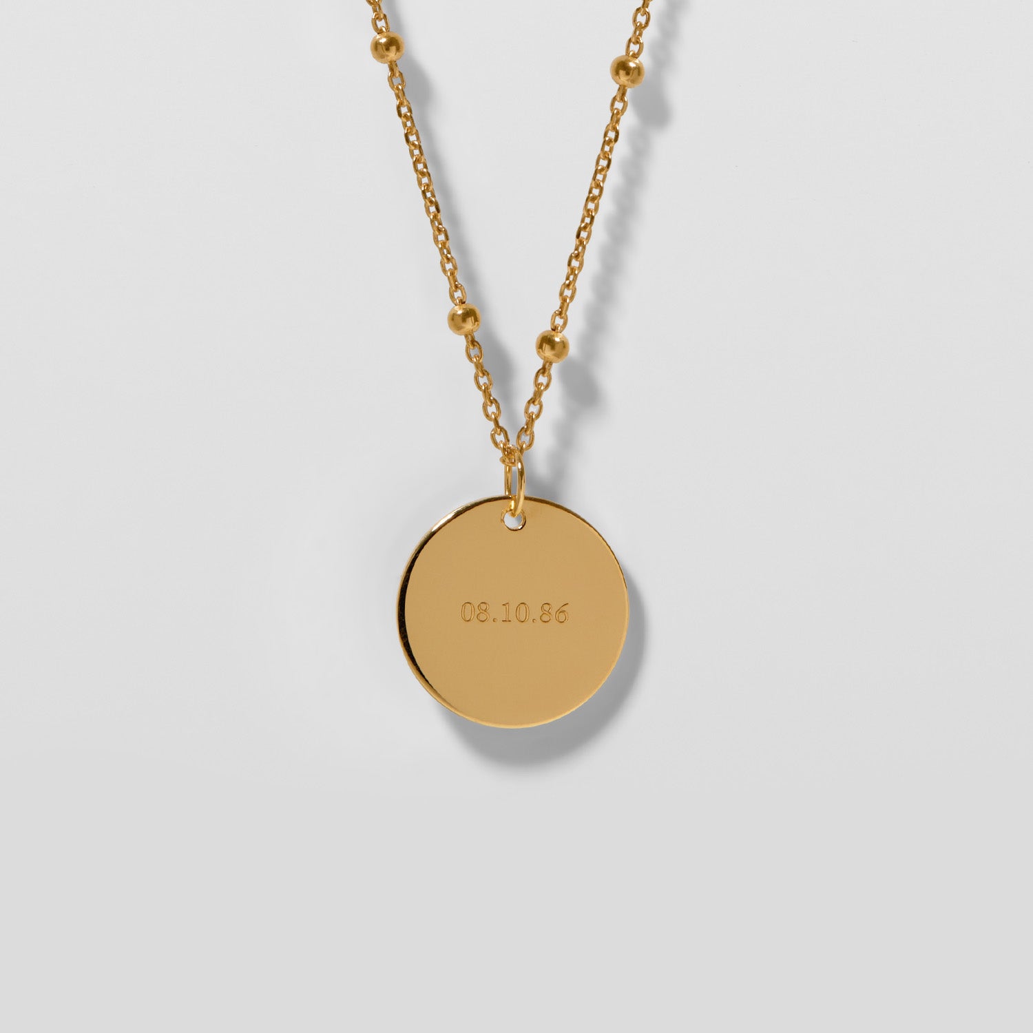 Engravable Plate Necklace