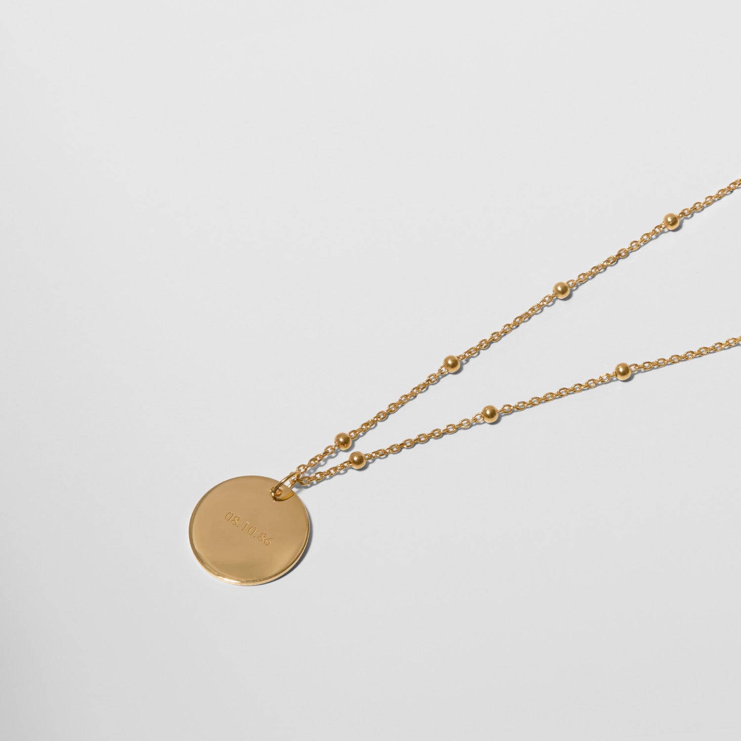 Engravable Plate Necklace