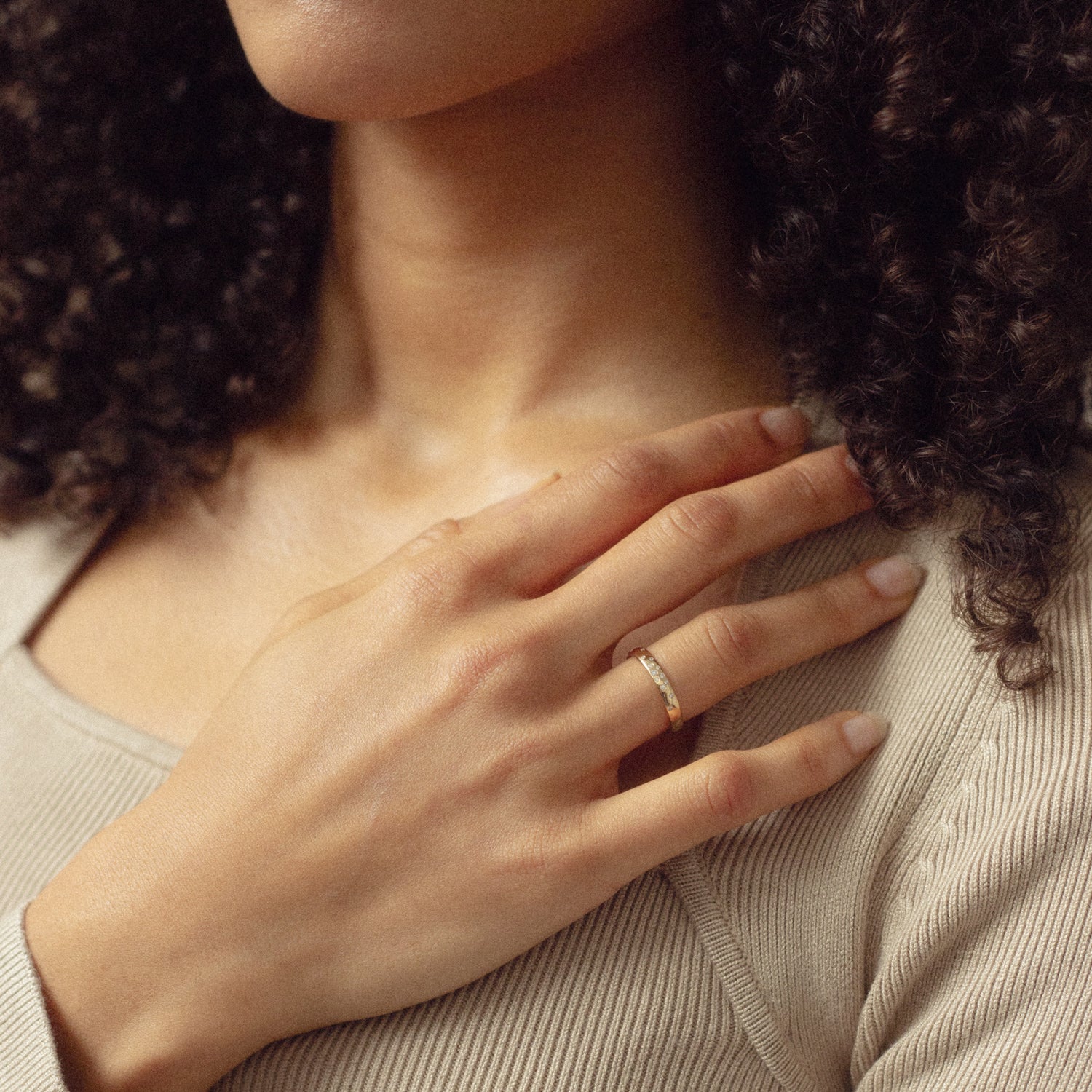 Diamond Starlit Fair Band | 14k Gold