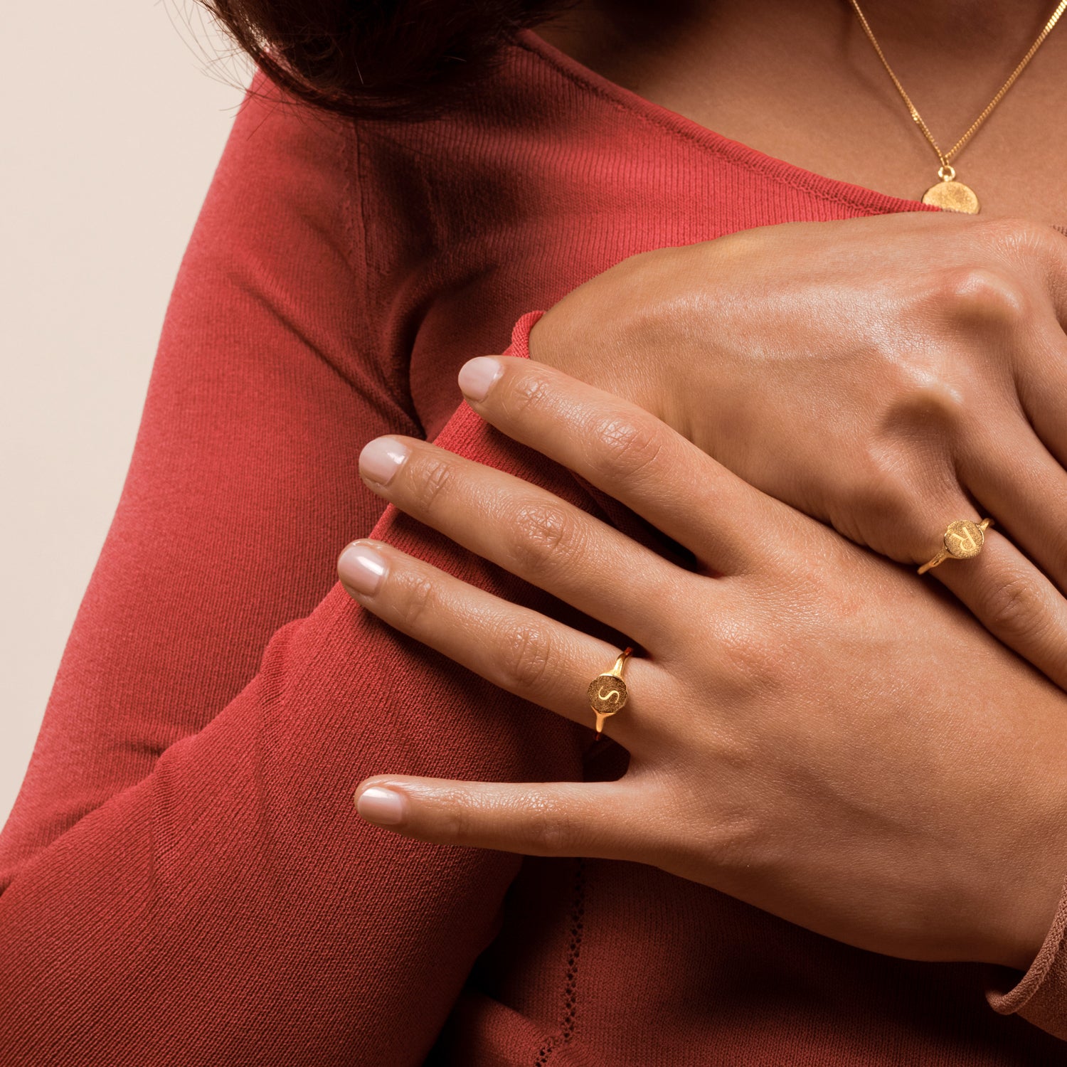 Engravable Fluid Signet Ring - Matte