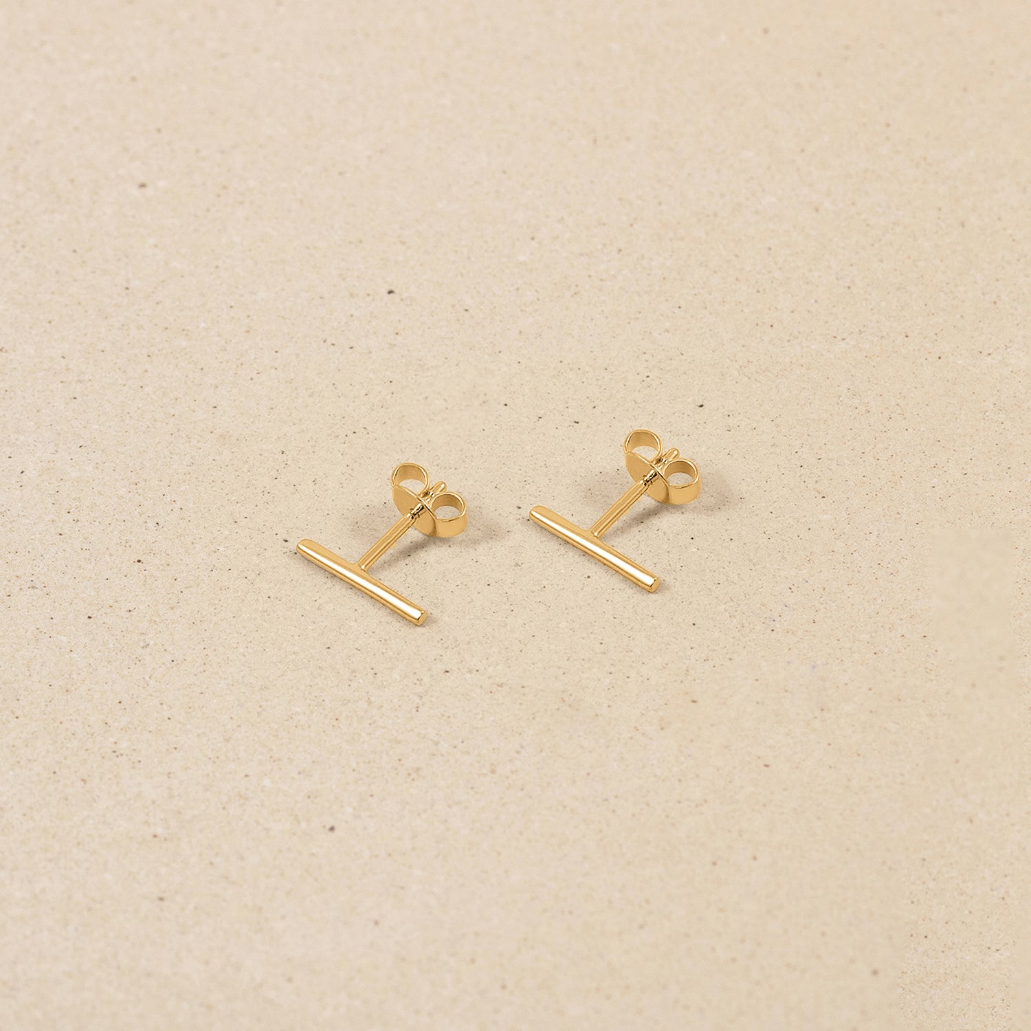 Twist Bar Stud Earrings
