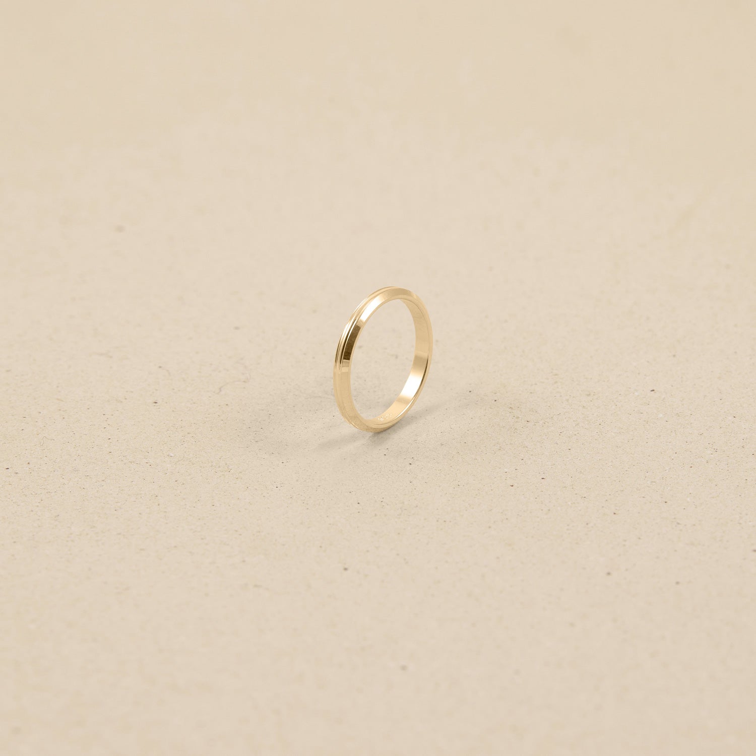 Lines Fair Band | 14k Gold