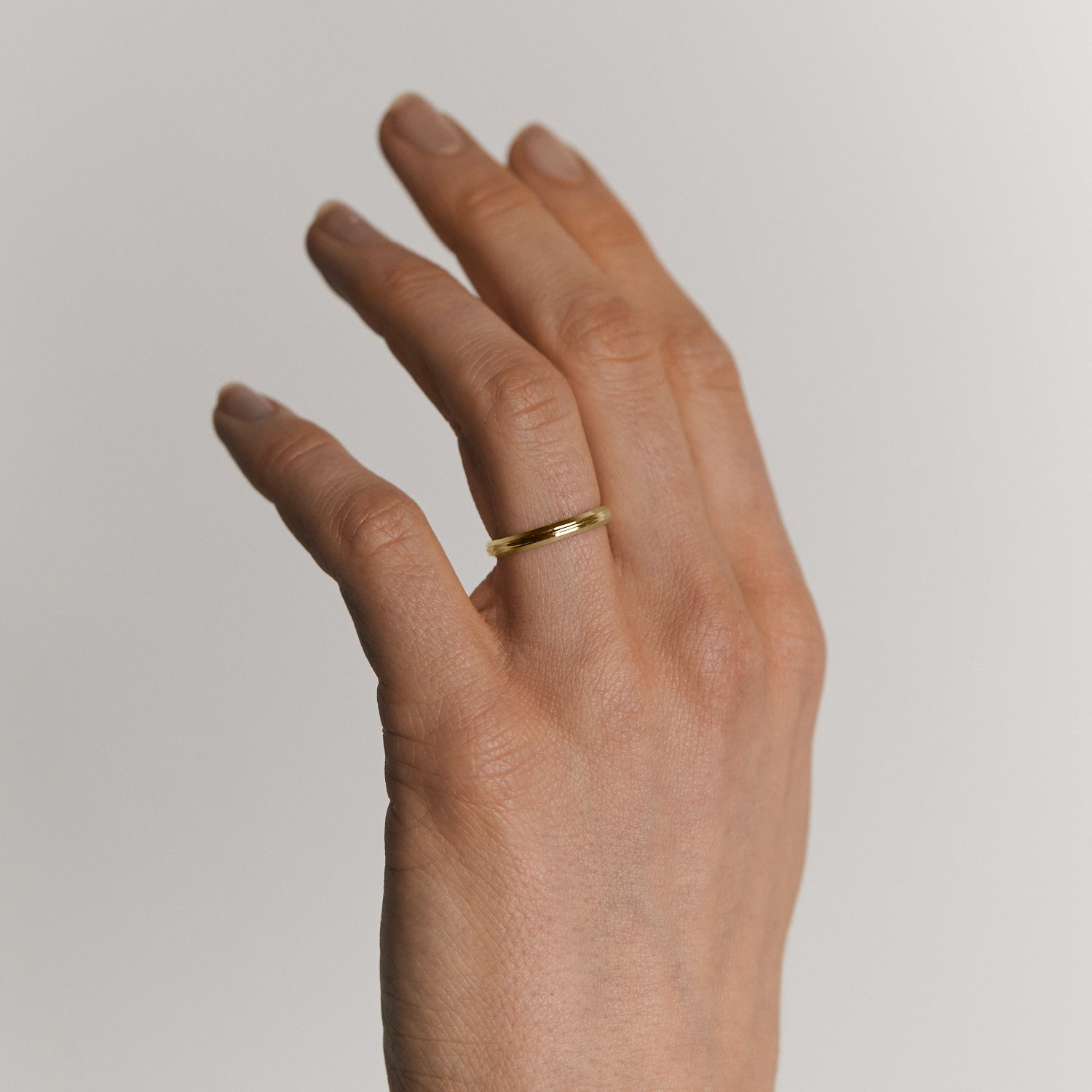 Lines Fair Band | 14k Gold