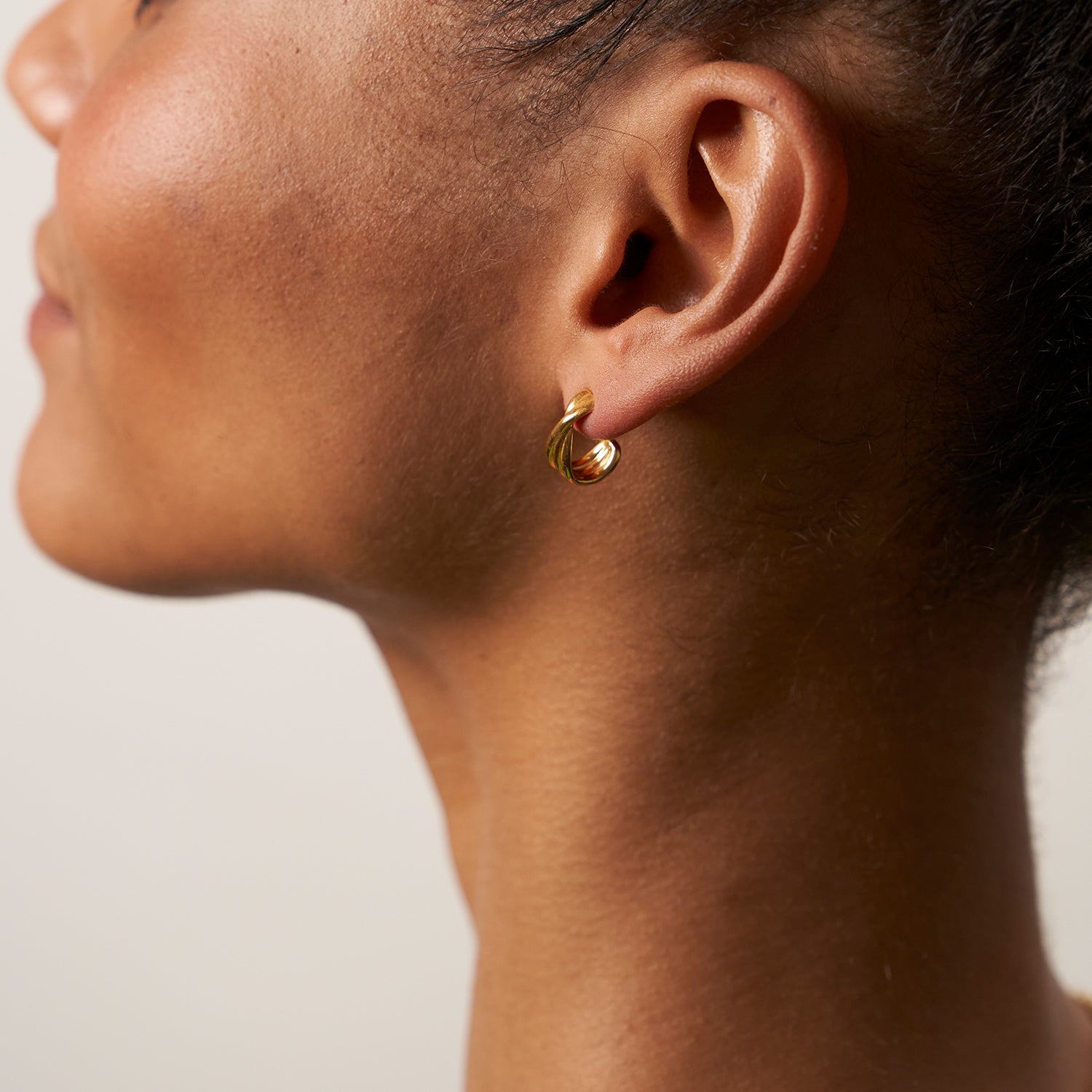 Bonds Path Hoop Earrings