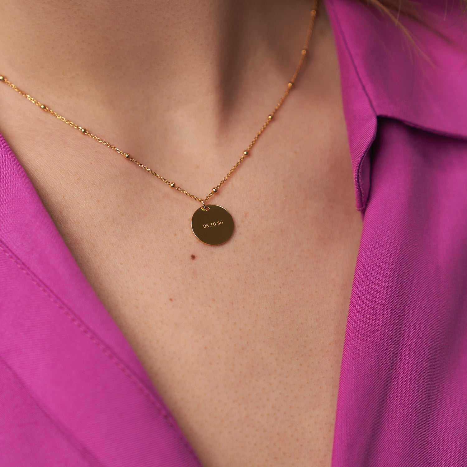 Engravable Plate Necklace