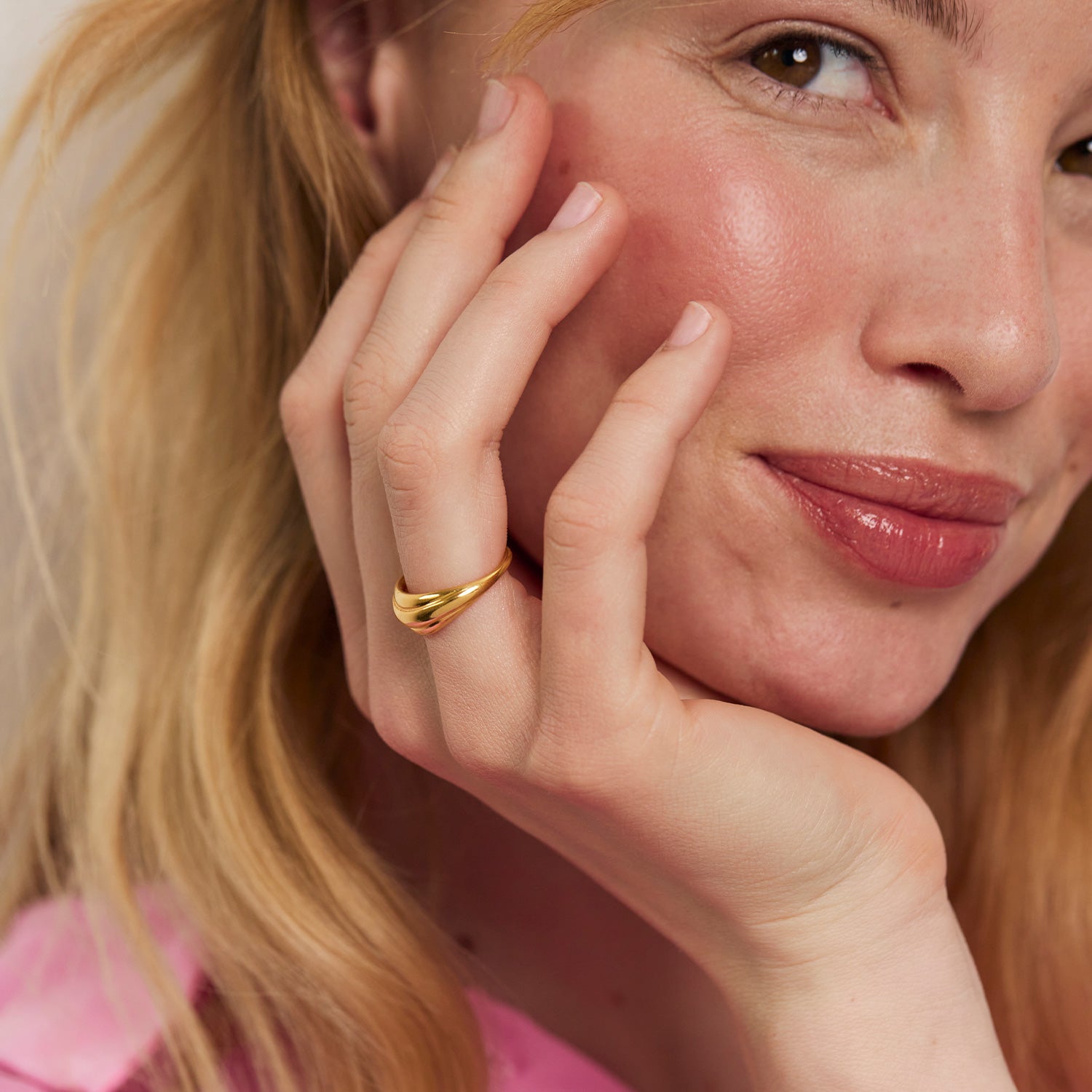 Rise Bombé Ring | 14k Gold