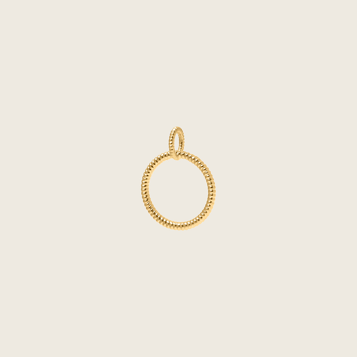 Snake Tail Circle Pendant