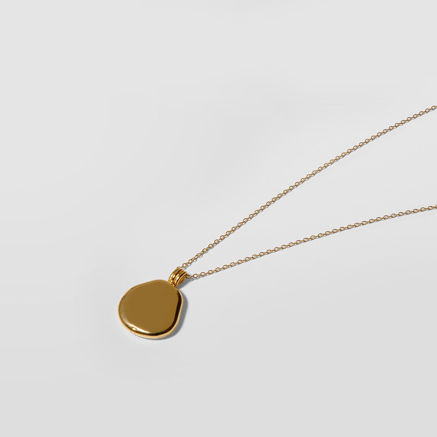 Organic Liquid Locket Necklace
