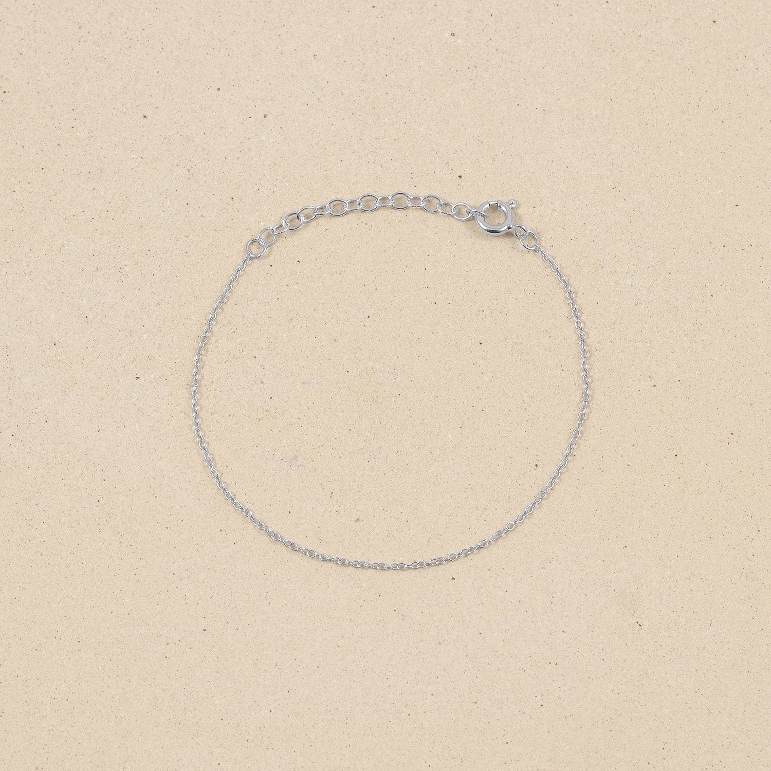 Ankerkette Armband Jewelry stilnest Rhodium Plated 925 Silver