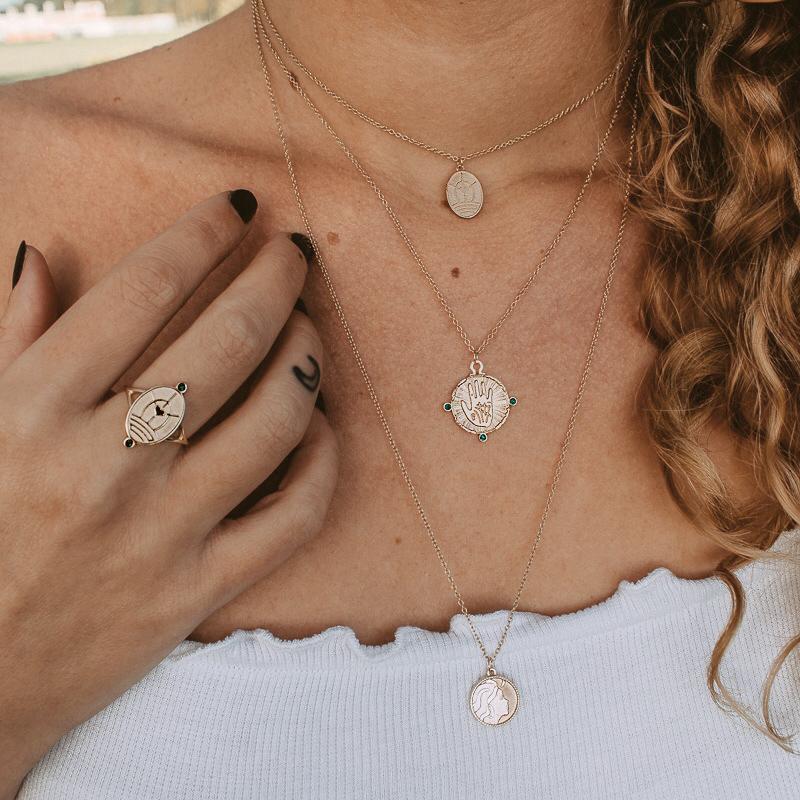 Gypsy Girl Map Kette Jewelry jacko-wusch