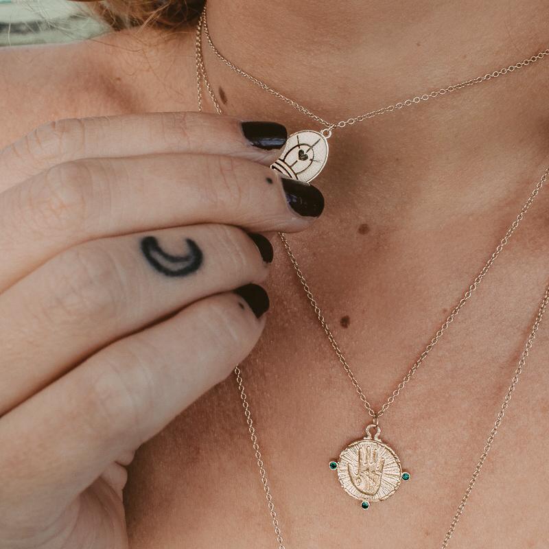 Gypsy Girl Map Kette Jewelry jacko-wusch