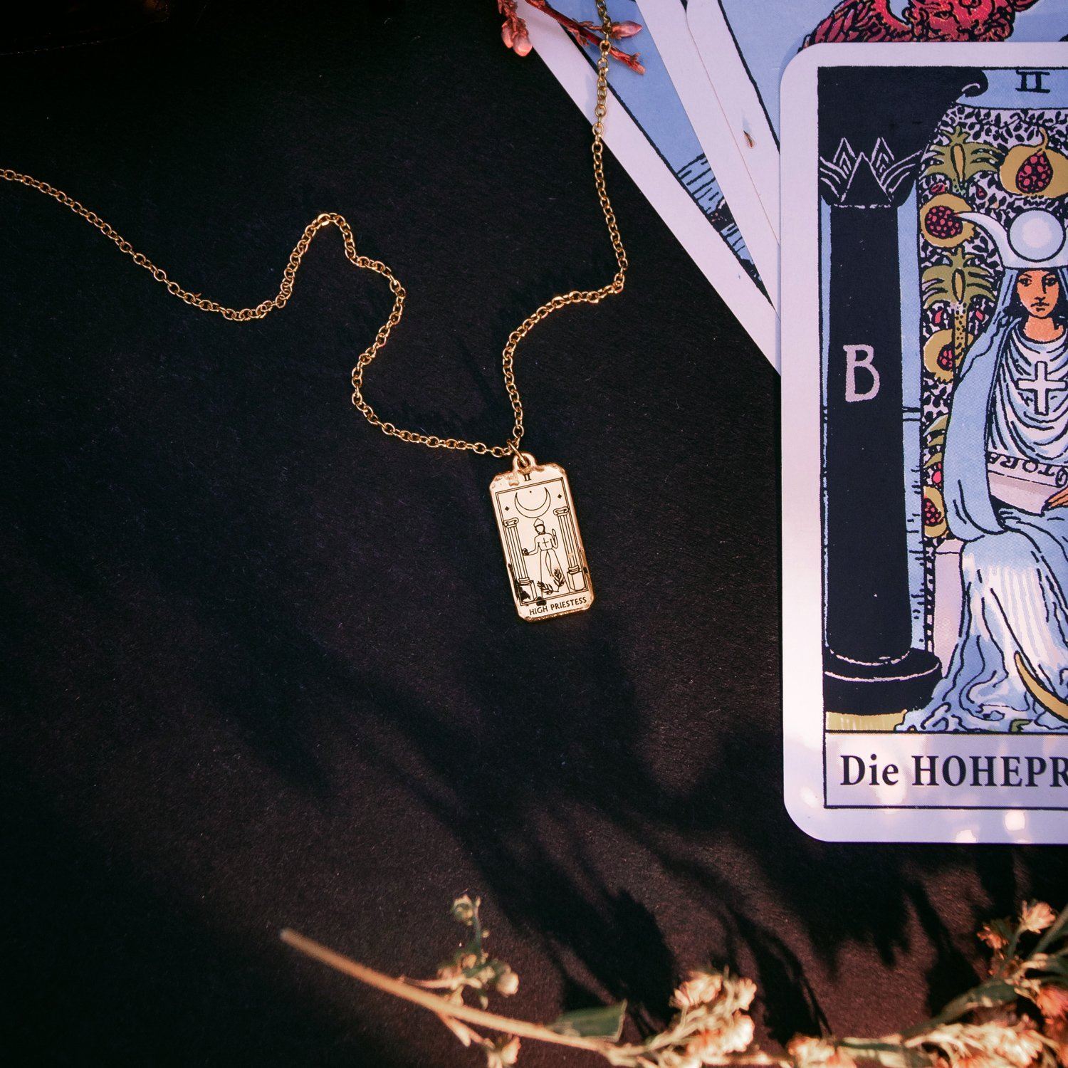 High Priestess Tarot Card Anhänger Jewelry jacko-wusch