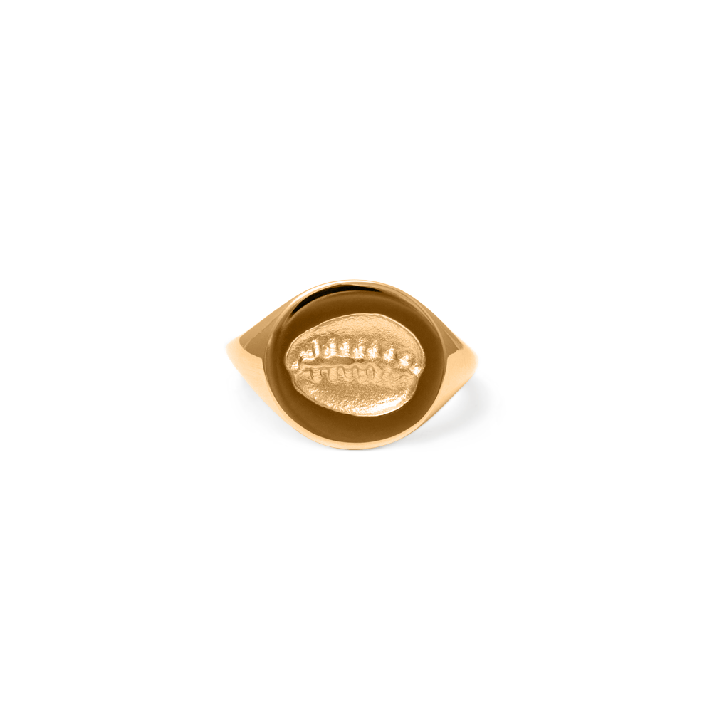L'Océan Pinky Ring Jewelry teetharejade 925 Silver Gold Plated XXS - 44 (14.01mm)