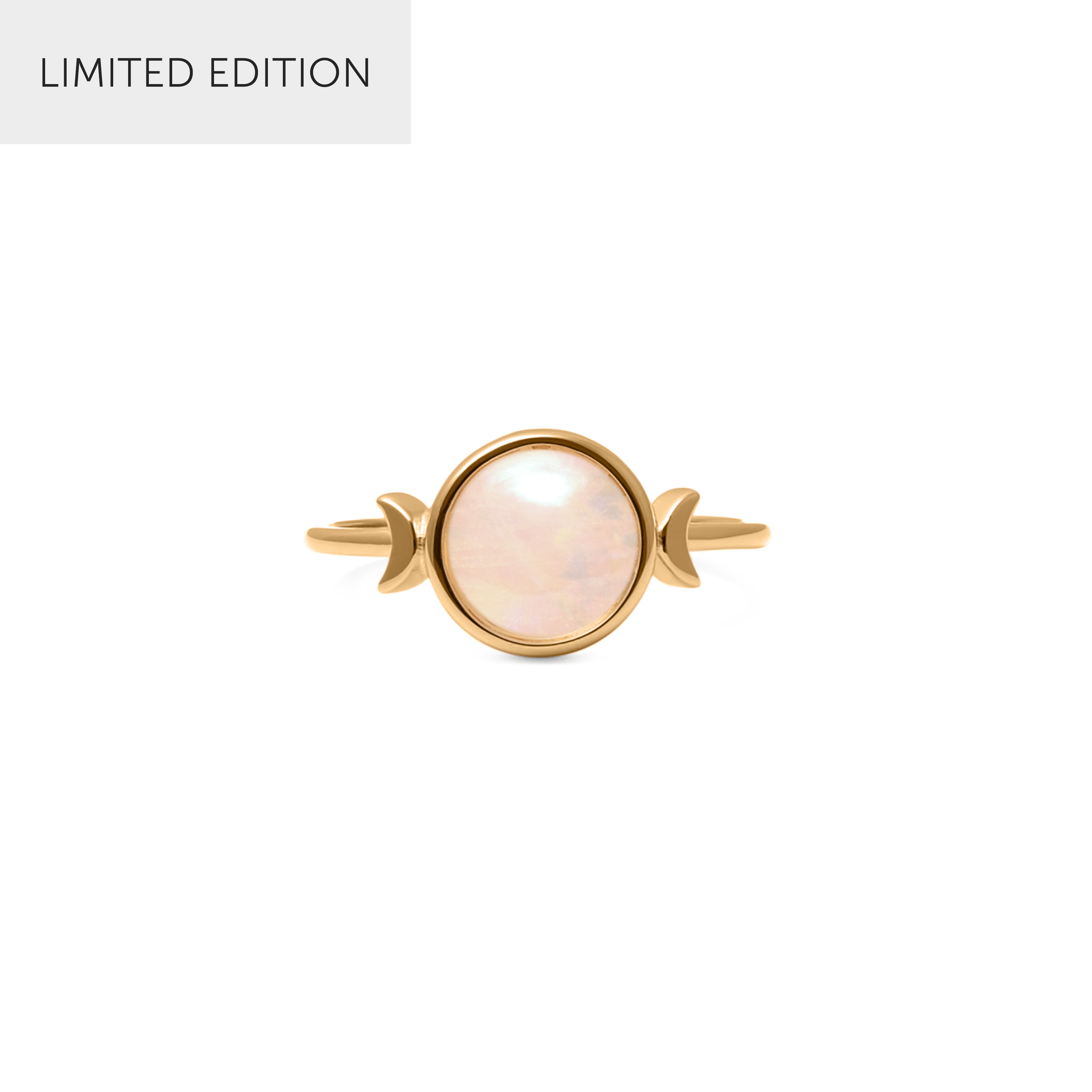 Magic Spell Ring Opal Jewelry jacko-wusch 925 Silver Gold Plated S - 52 (16.6mm)