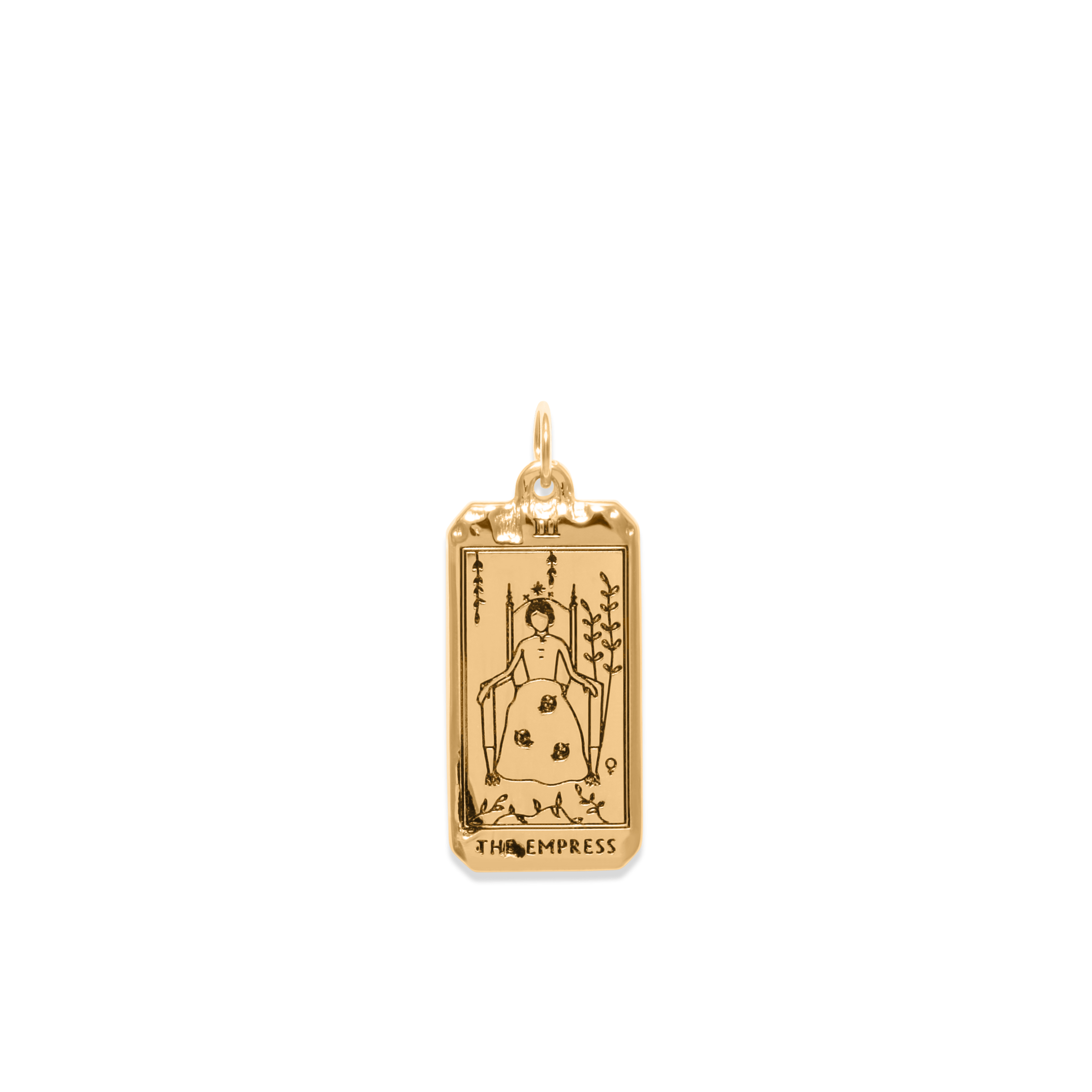 The Empress Tarot Card Anhänger Jewelry jacko-wusch 925 Silver Gold Plated