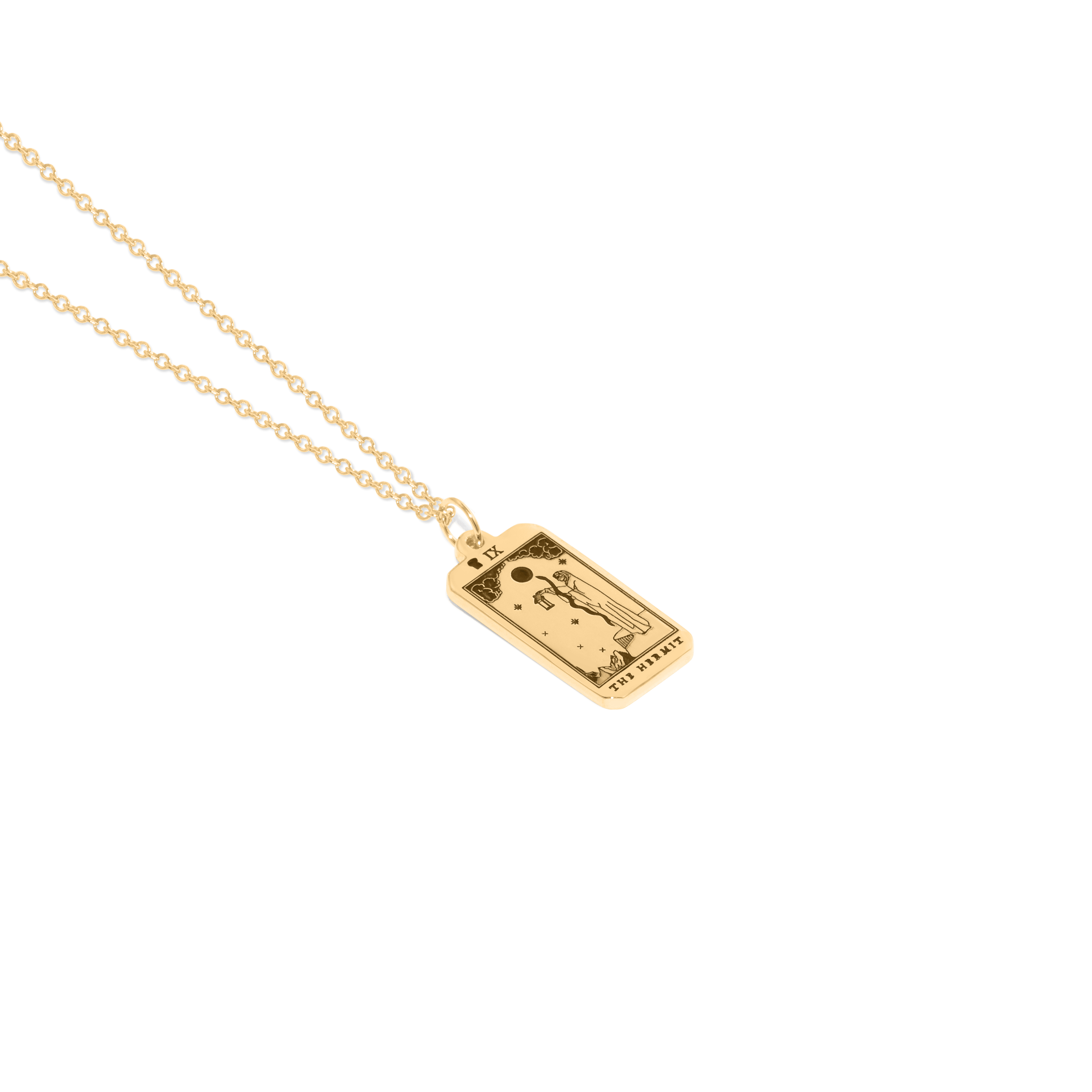 The Hermit Tarot Card Kette Jewelry jacko-wusch