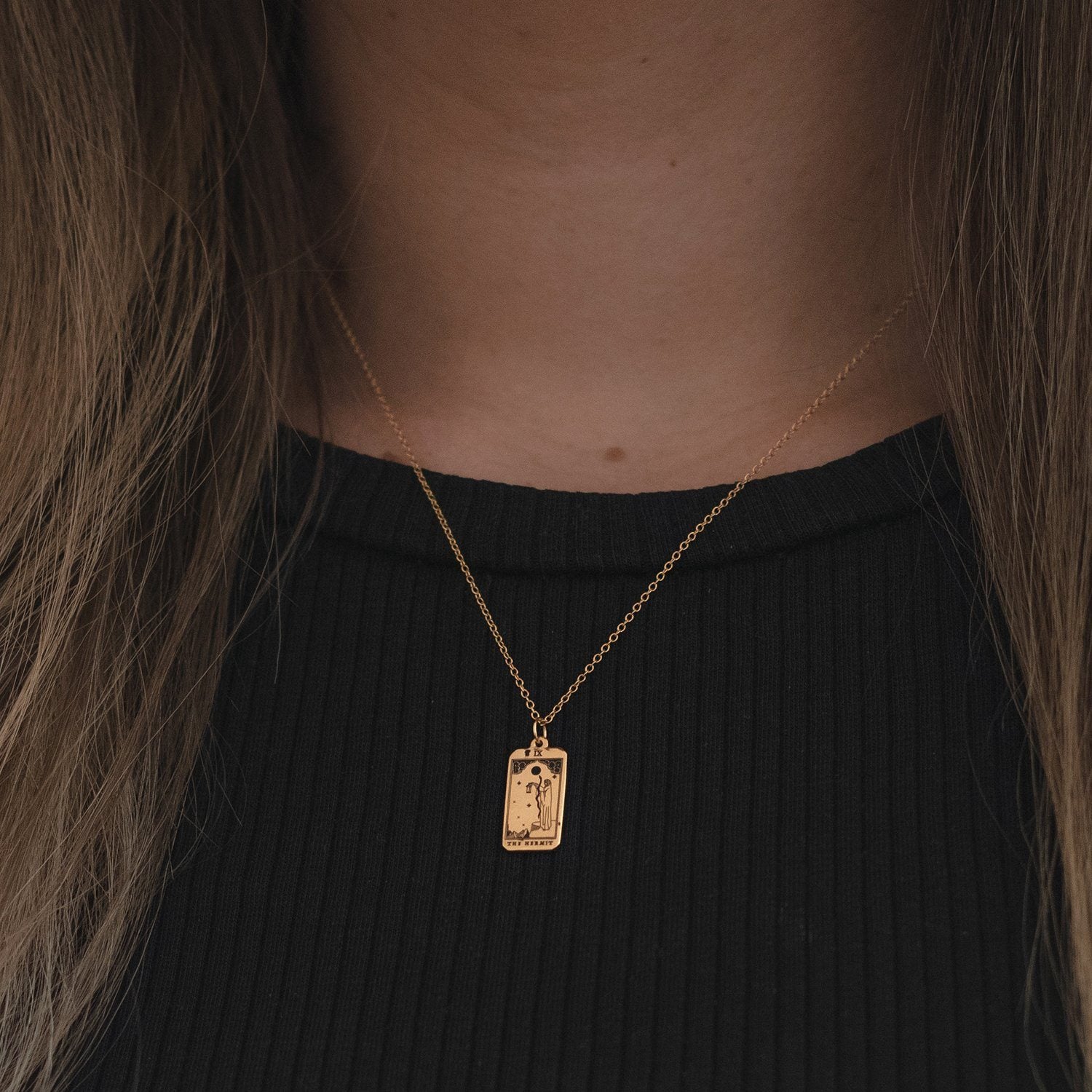 The Hermit Tarot Card Kette Jewelry jacko-wusch