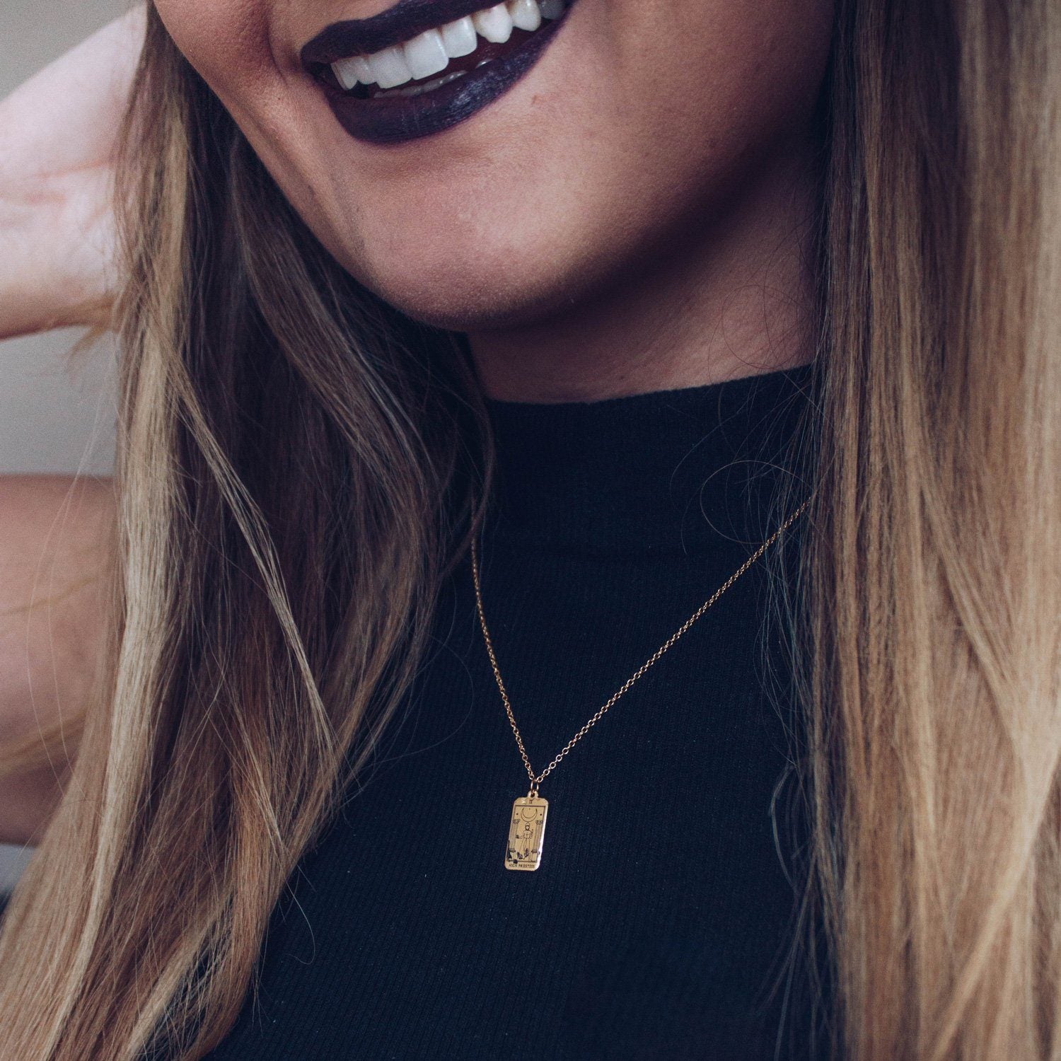The Moon Tarot Card Kette Jewelry jacko-wusch