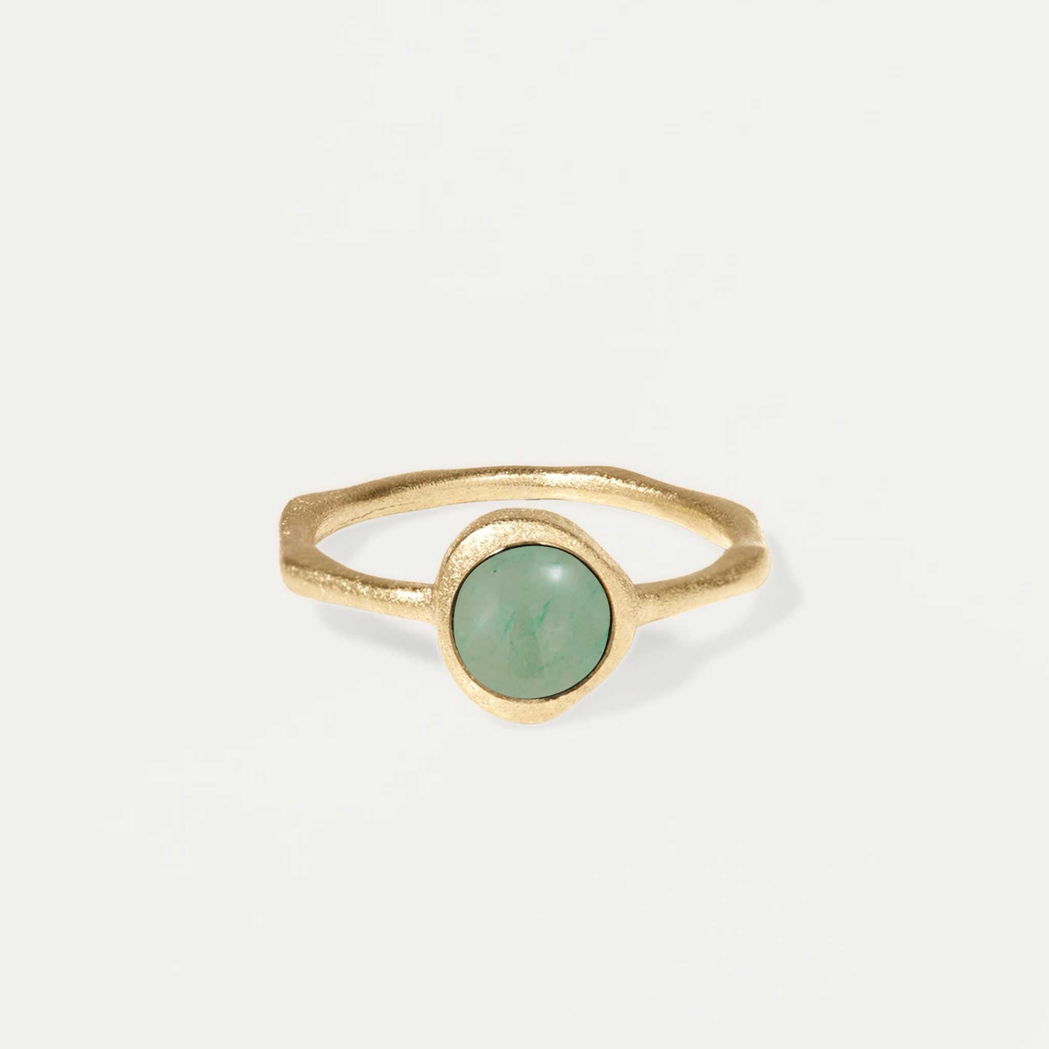 Zodiac Birthstone Ring | 14k Gold - Glossy
