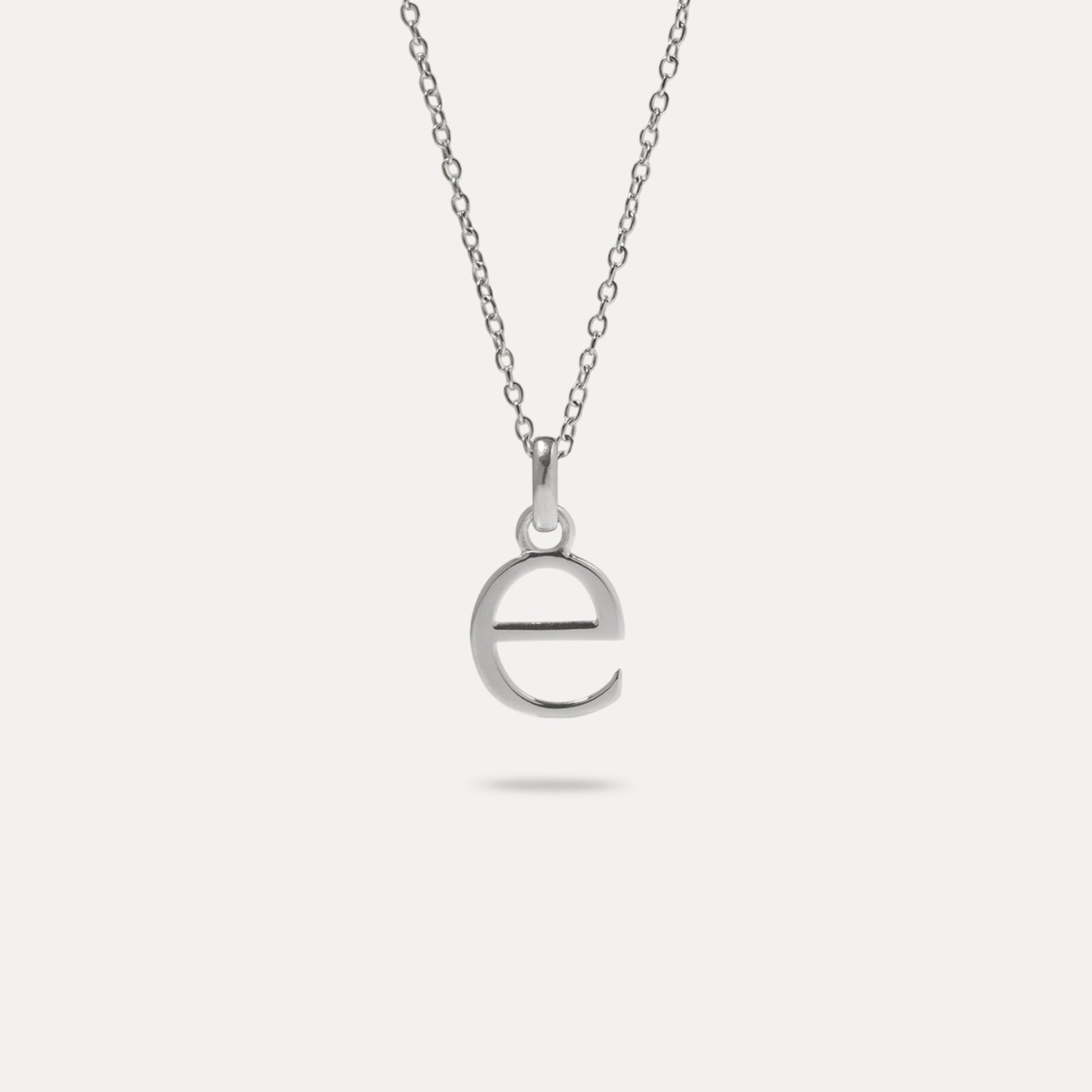 Initial with Anchor Chain 925 Silver