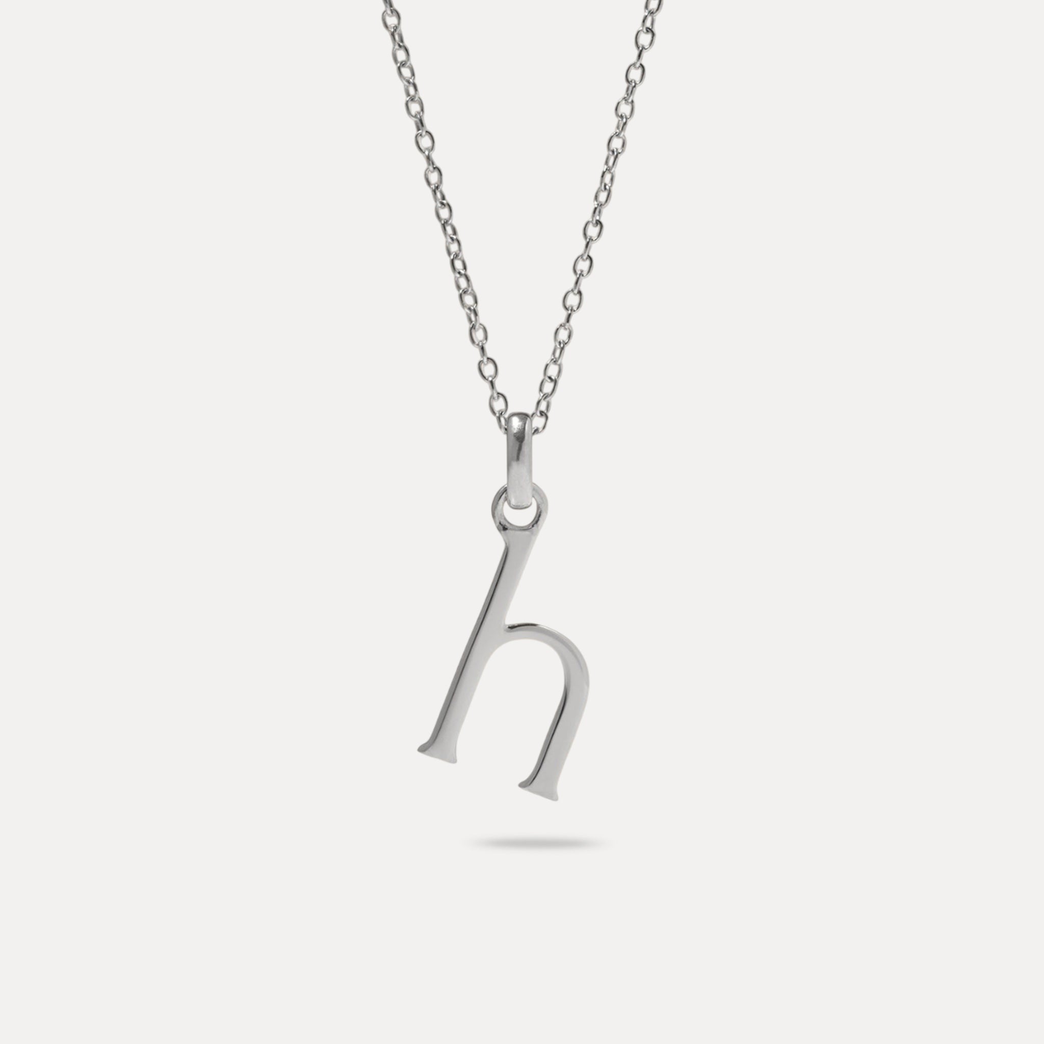 Initial with Anchor Chain 925 Silver
