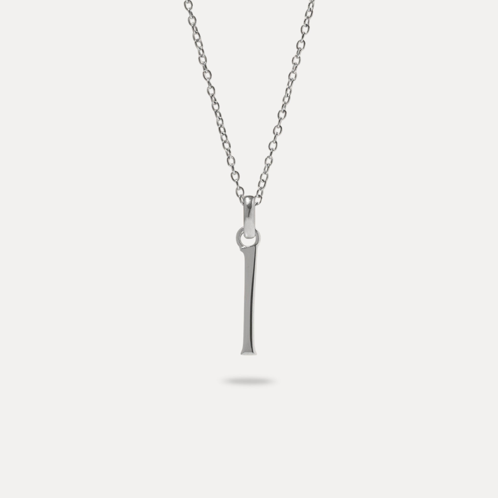 Initial with Anchor Chain 925 Silver
