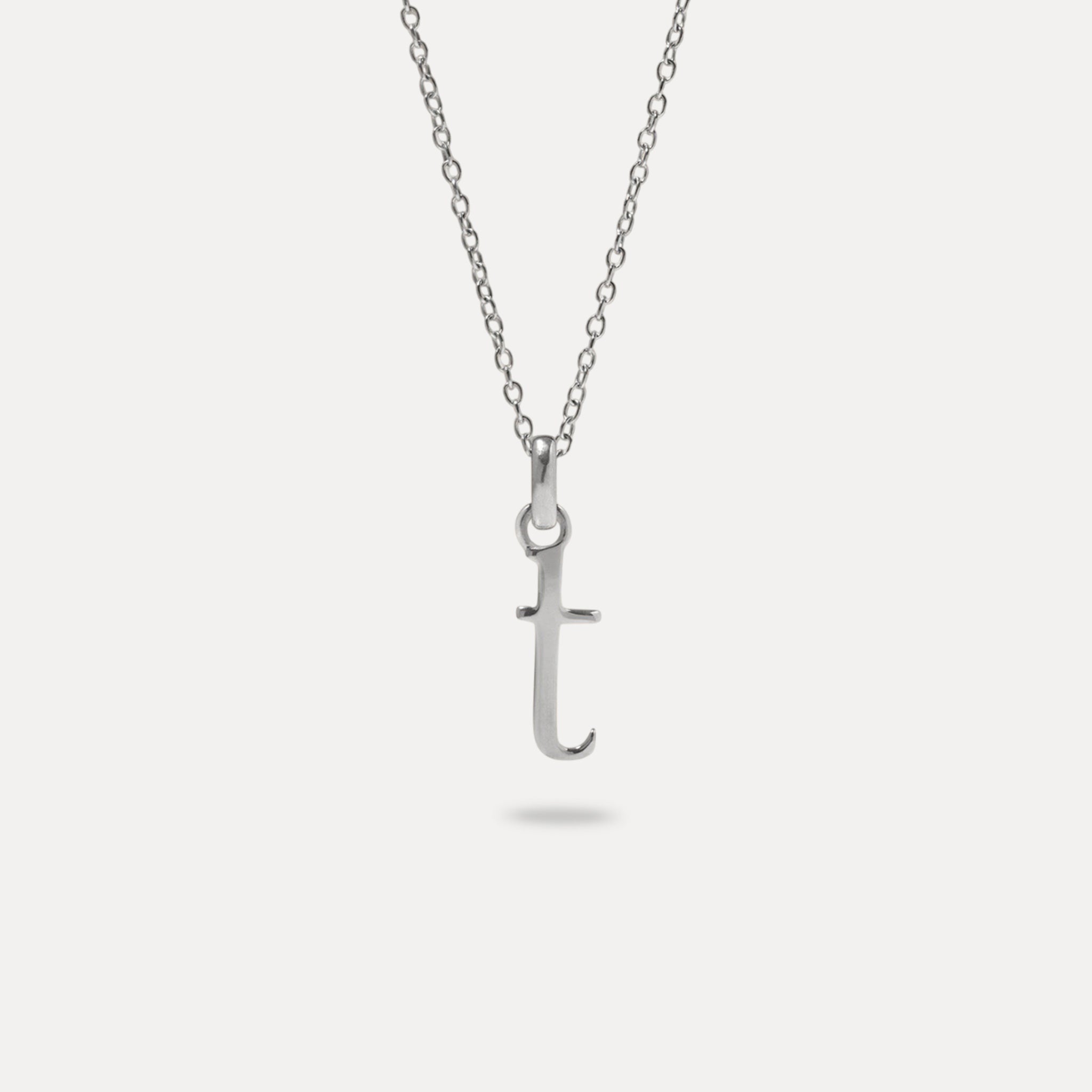 Initial with Anchor Chain 925 Silver