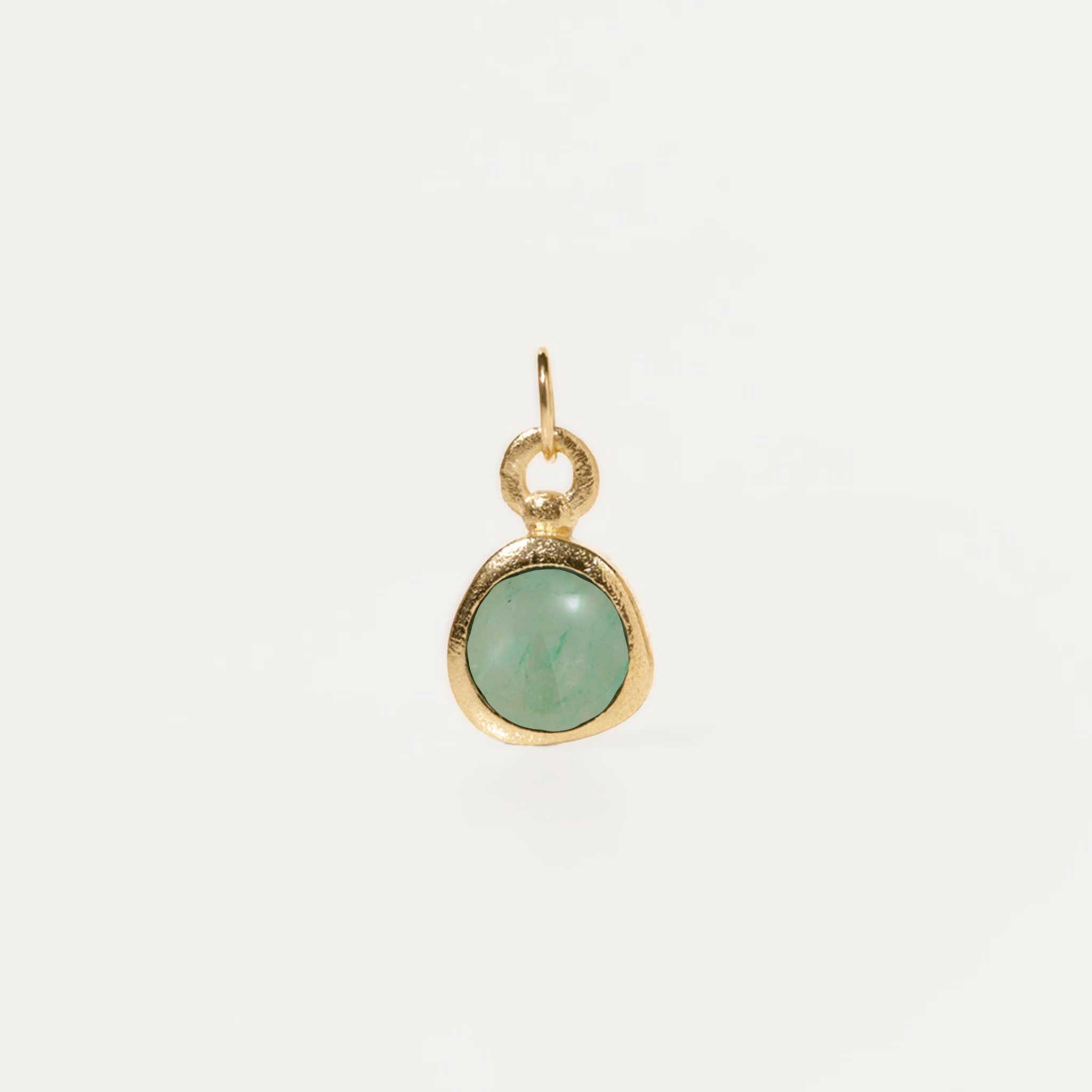 Zodiac Birthstone Pendant | 14k Gold