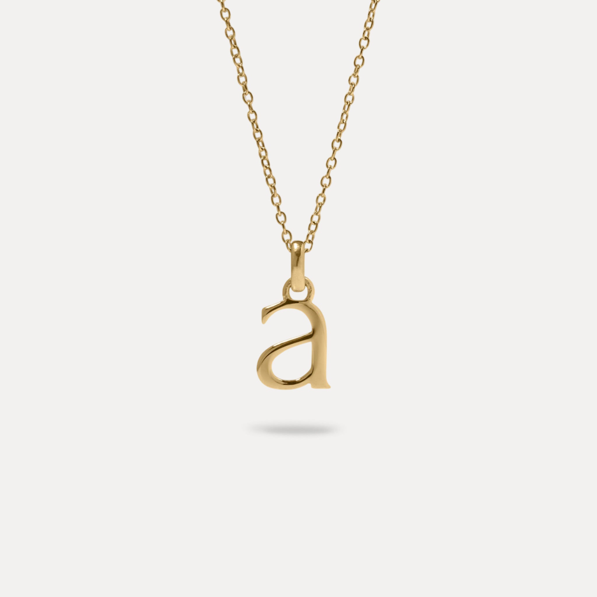Initial with Anchor Chain | 14k Gold