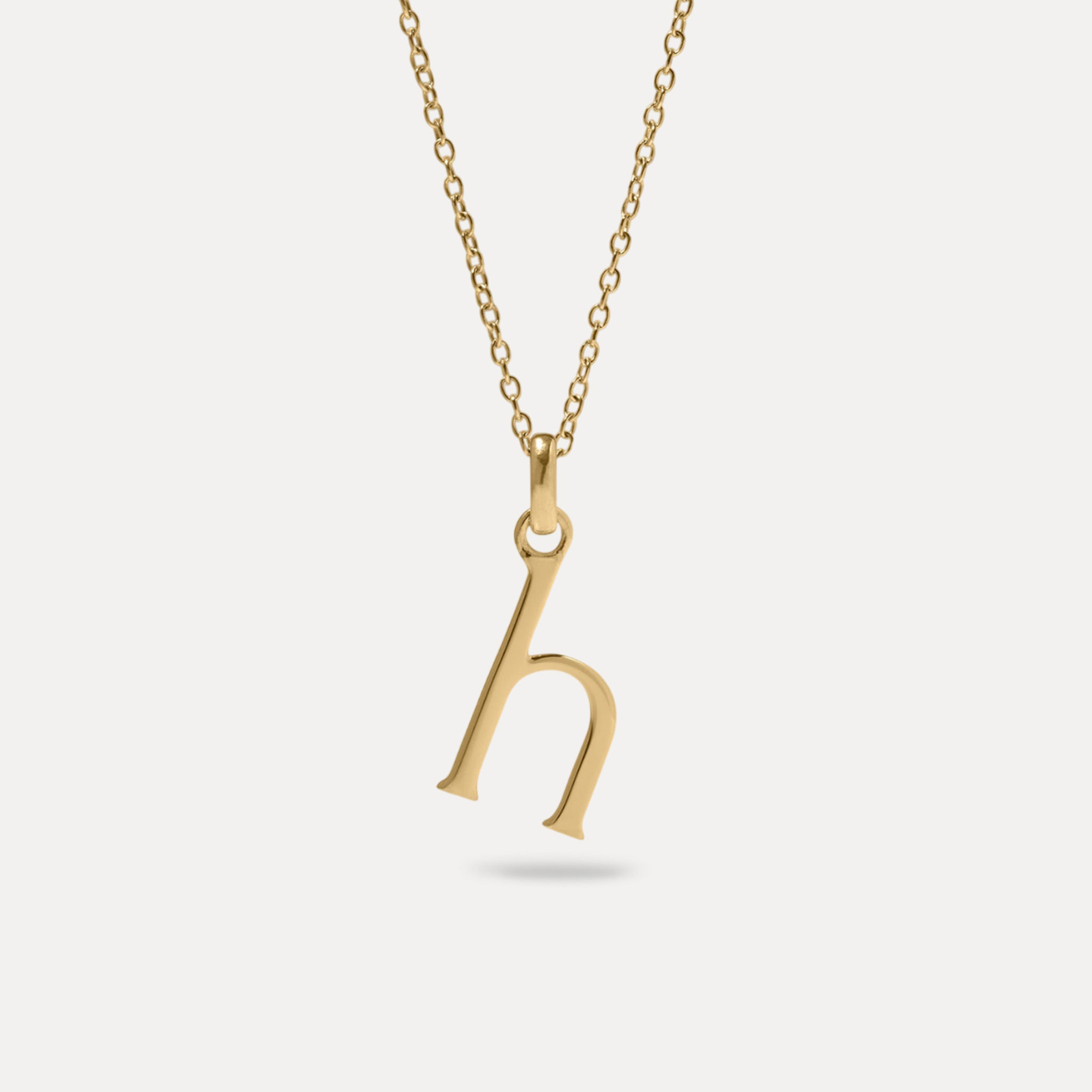 Initial with Anchor Chain | 14k Gold