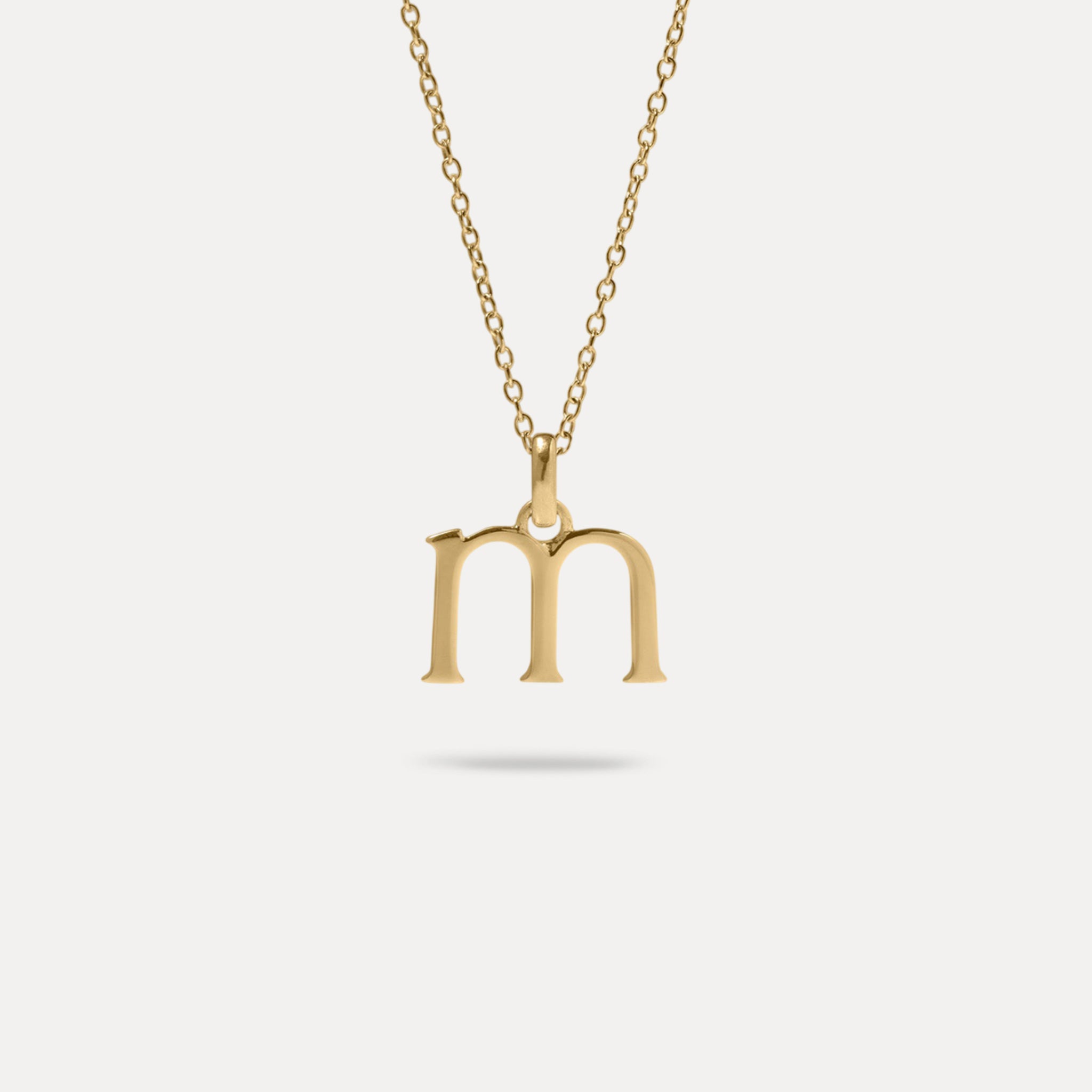 Initial with Anchor Chain | 14k Gold