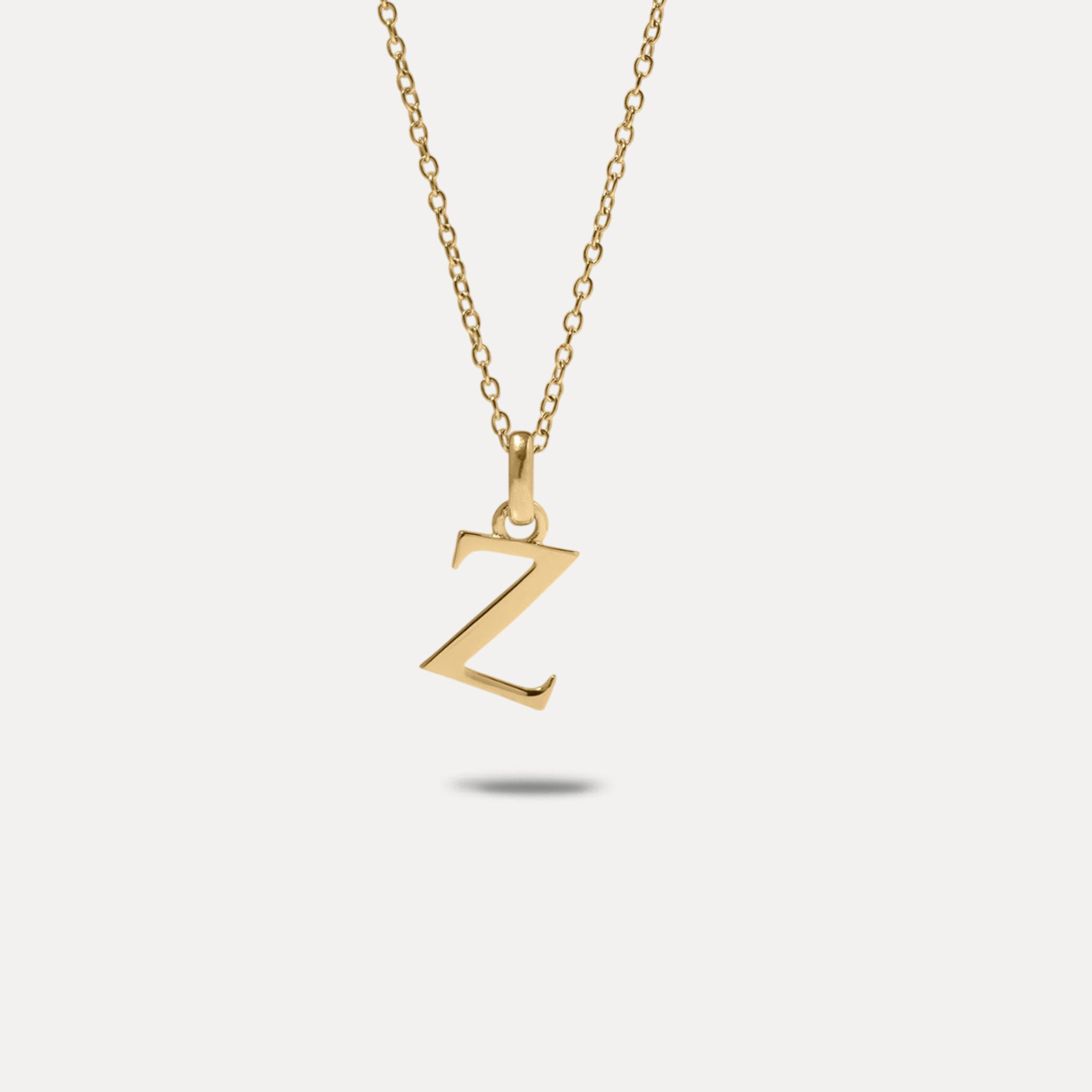 Initial with Anchor Chain | 14k Gold